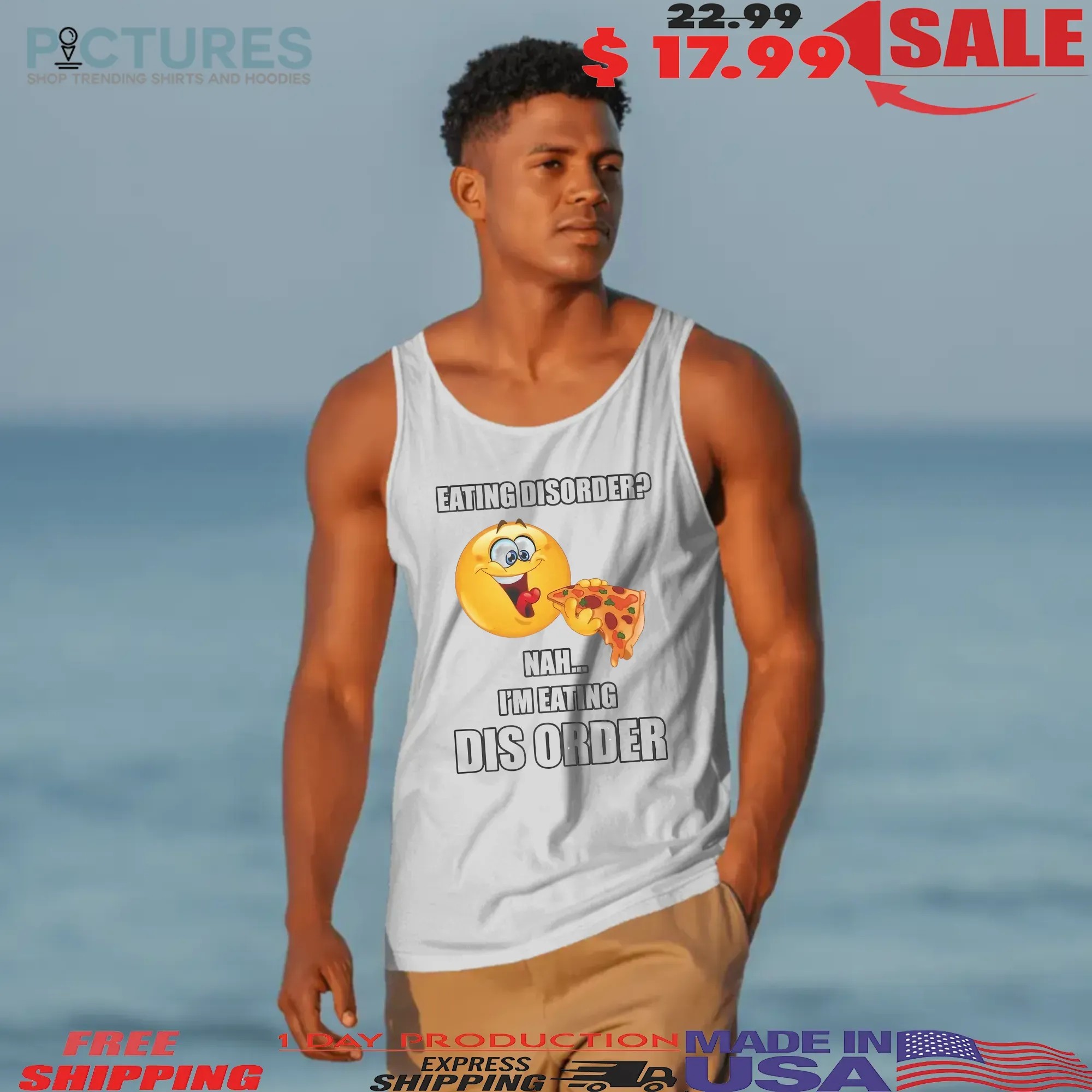 Eating Disorder Nah I'm Eating Pizza Dis Order T Shirt
