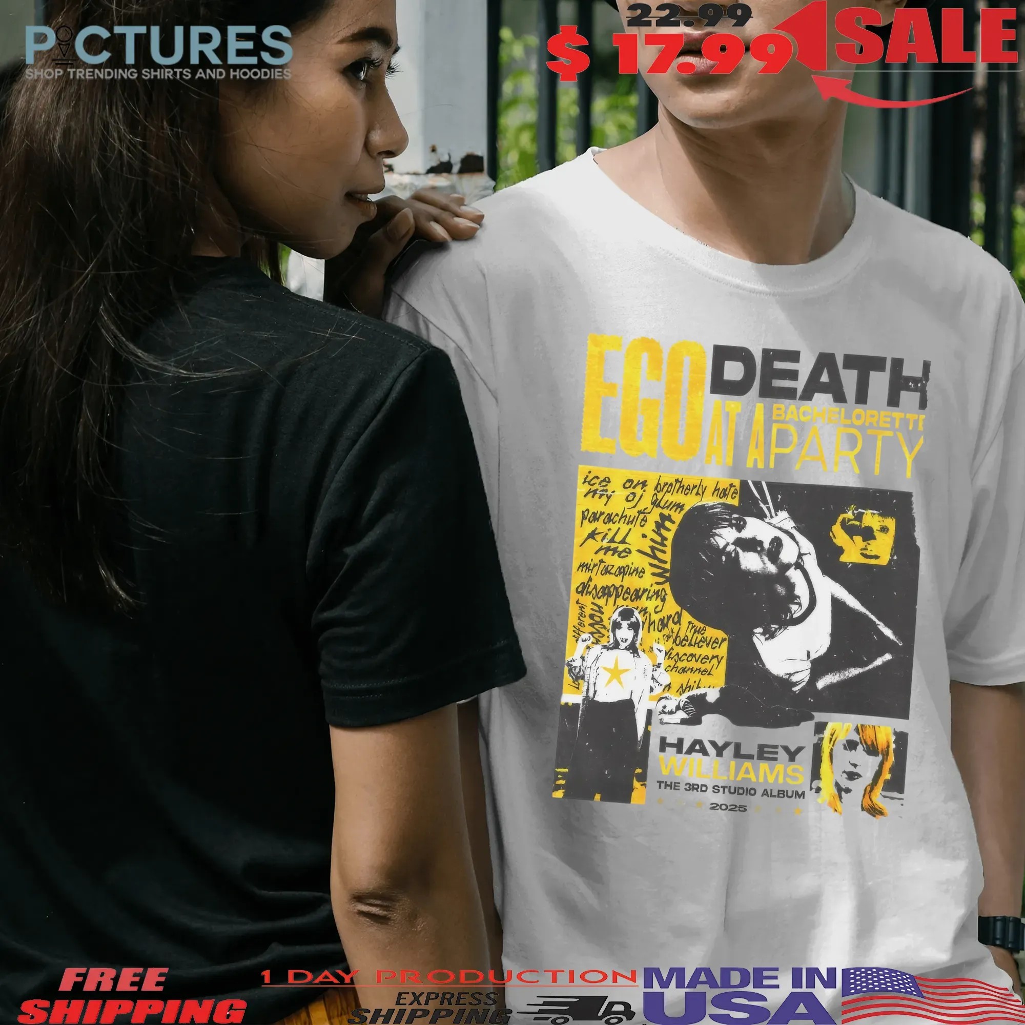 Ego Death At A Bachelorette Party Hayley Williams The 3rd Studio Album 2025 T Shirt