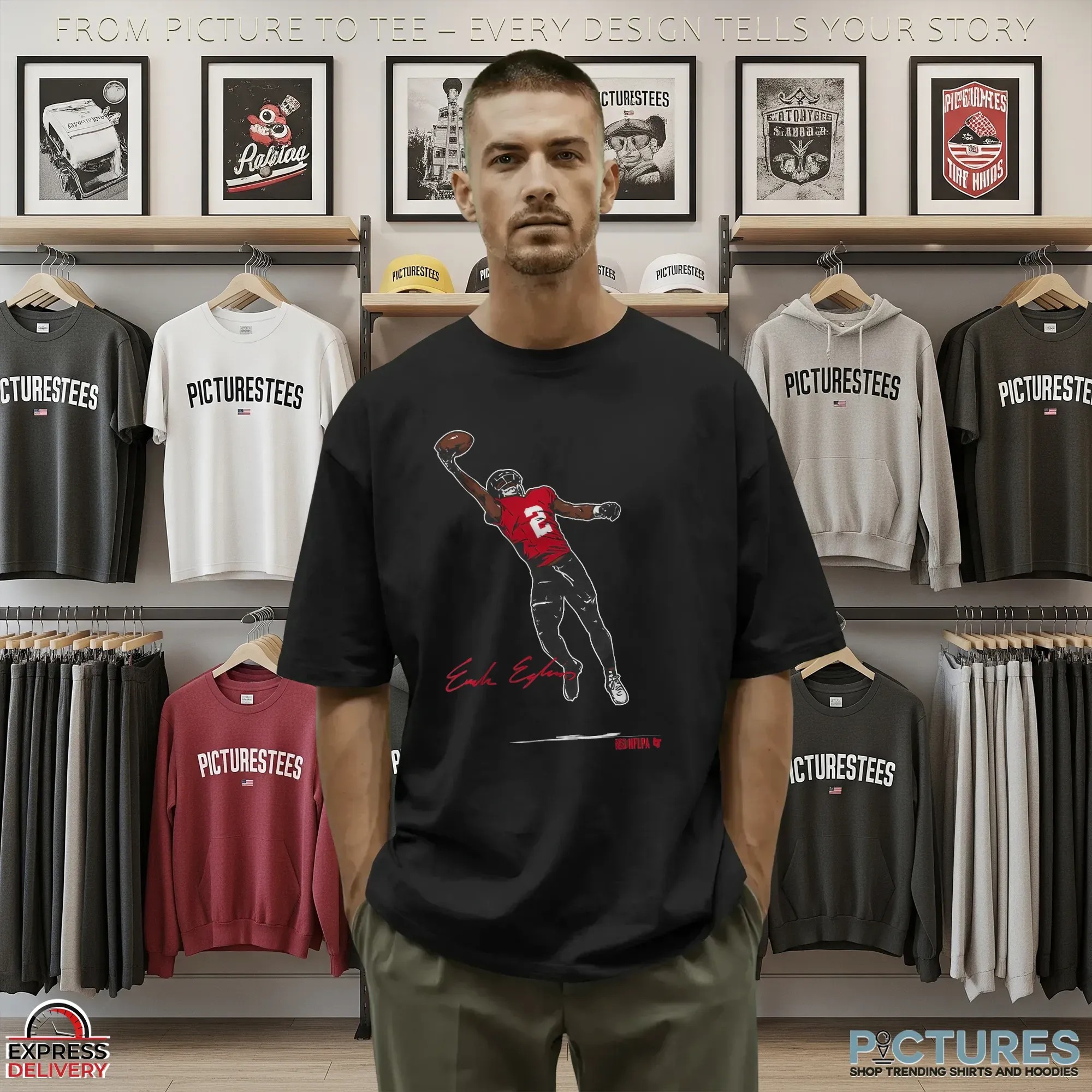 Emeka Egbuka One-handed Catch Graphic T Shirt