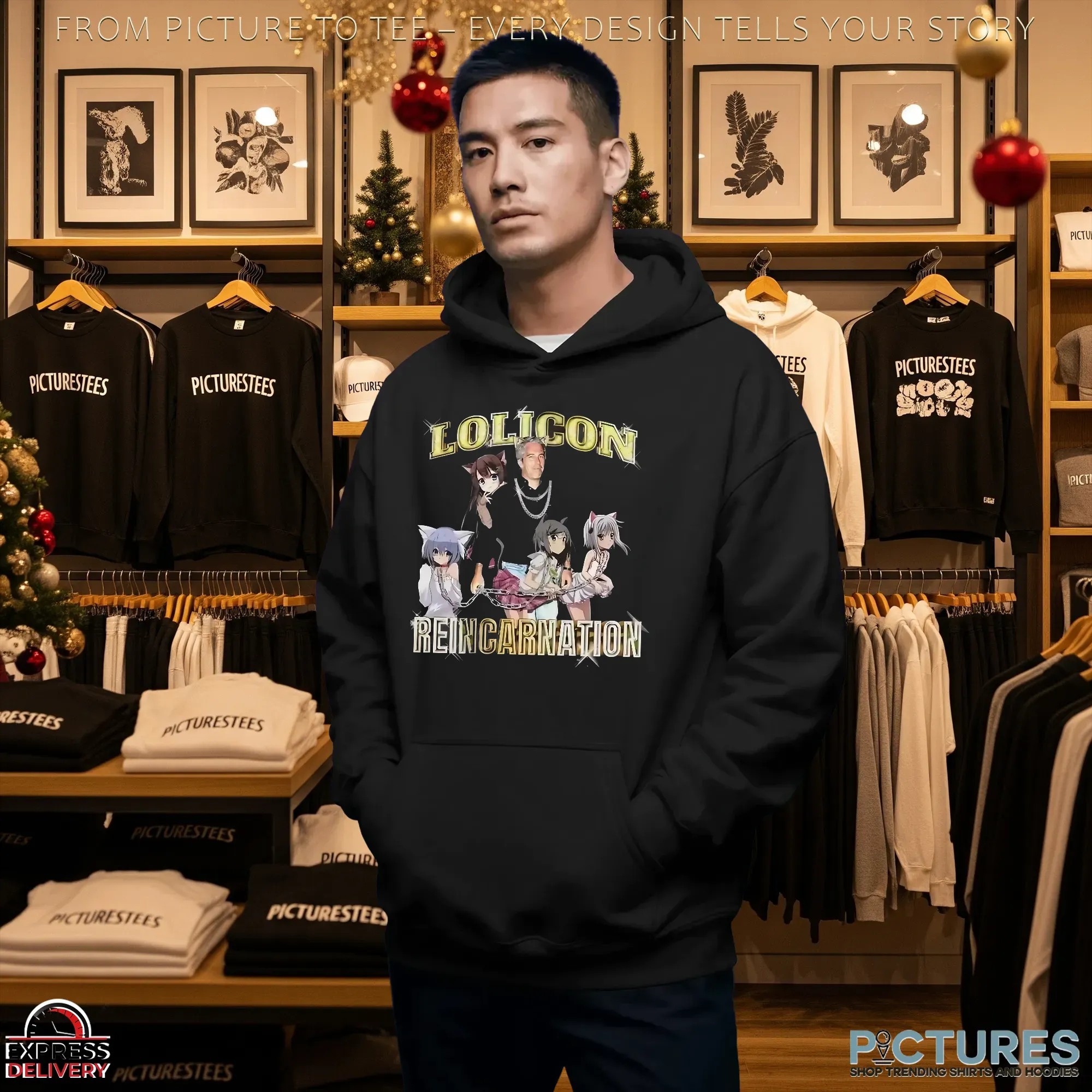 Epstein Isekai Lolicon Reincarnation Vintage Bootleg T Shirt