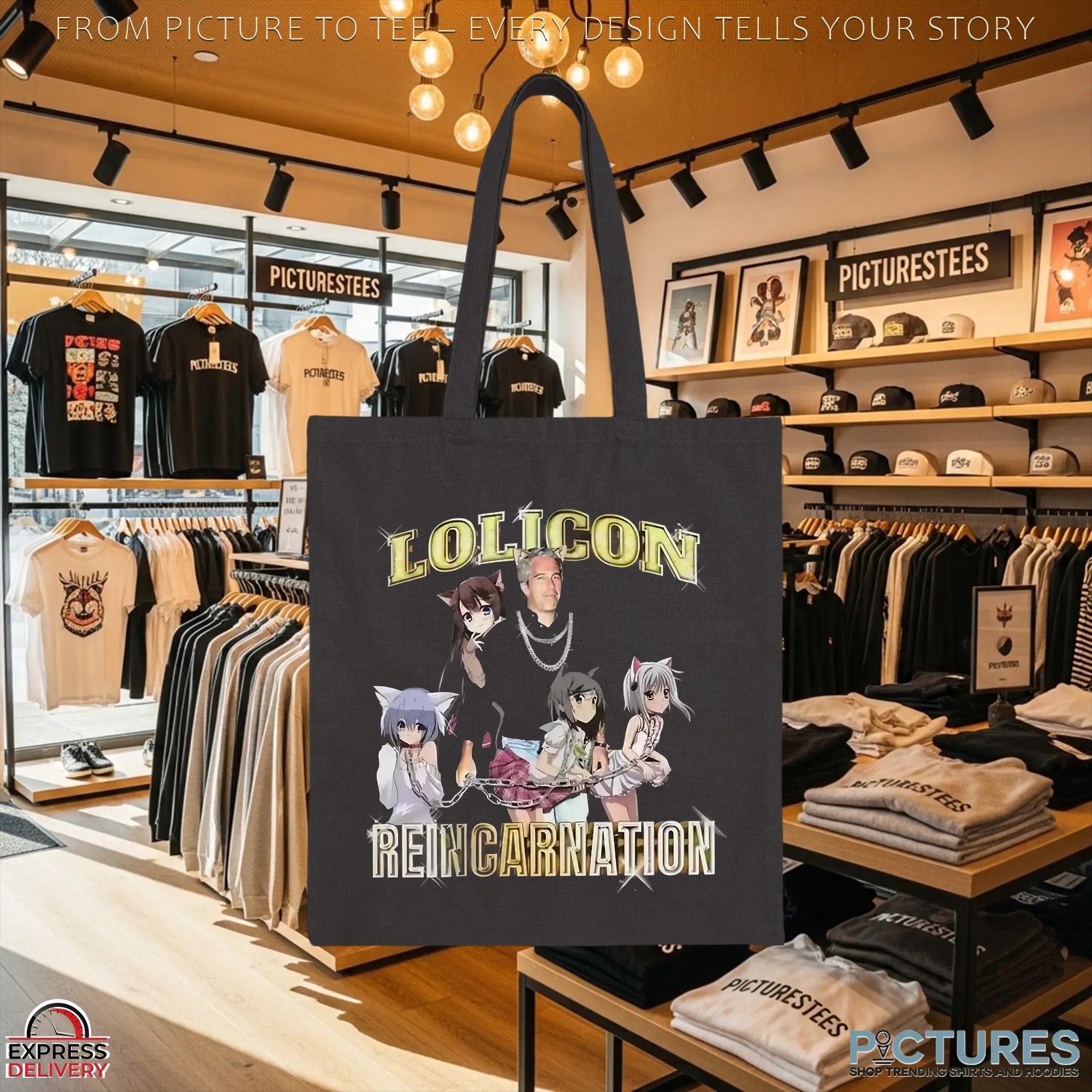 Epstein Isekai Lolicon Reincarnation Vintage Bootleg T Shirt
