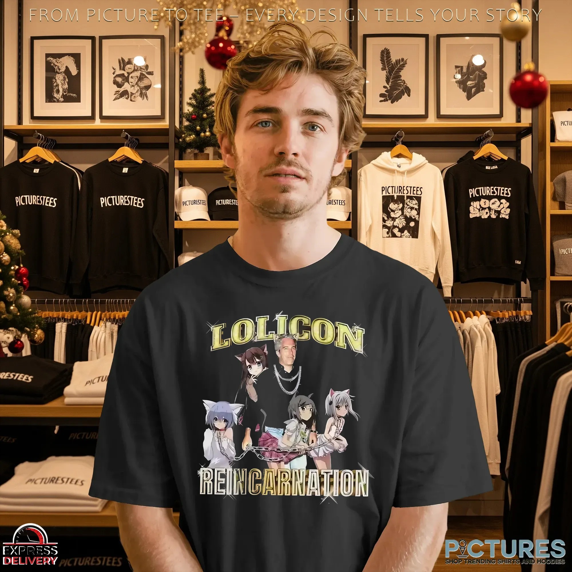 Epstein Isekai Lolicon Reincarnation Vintage Bootleg T Shirt