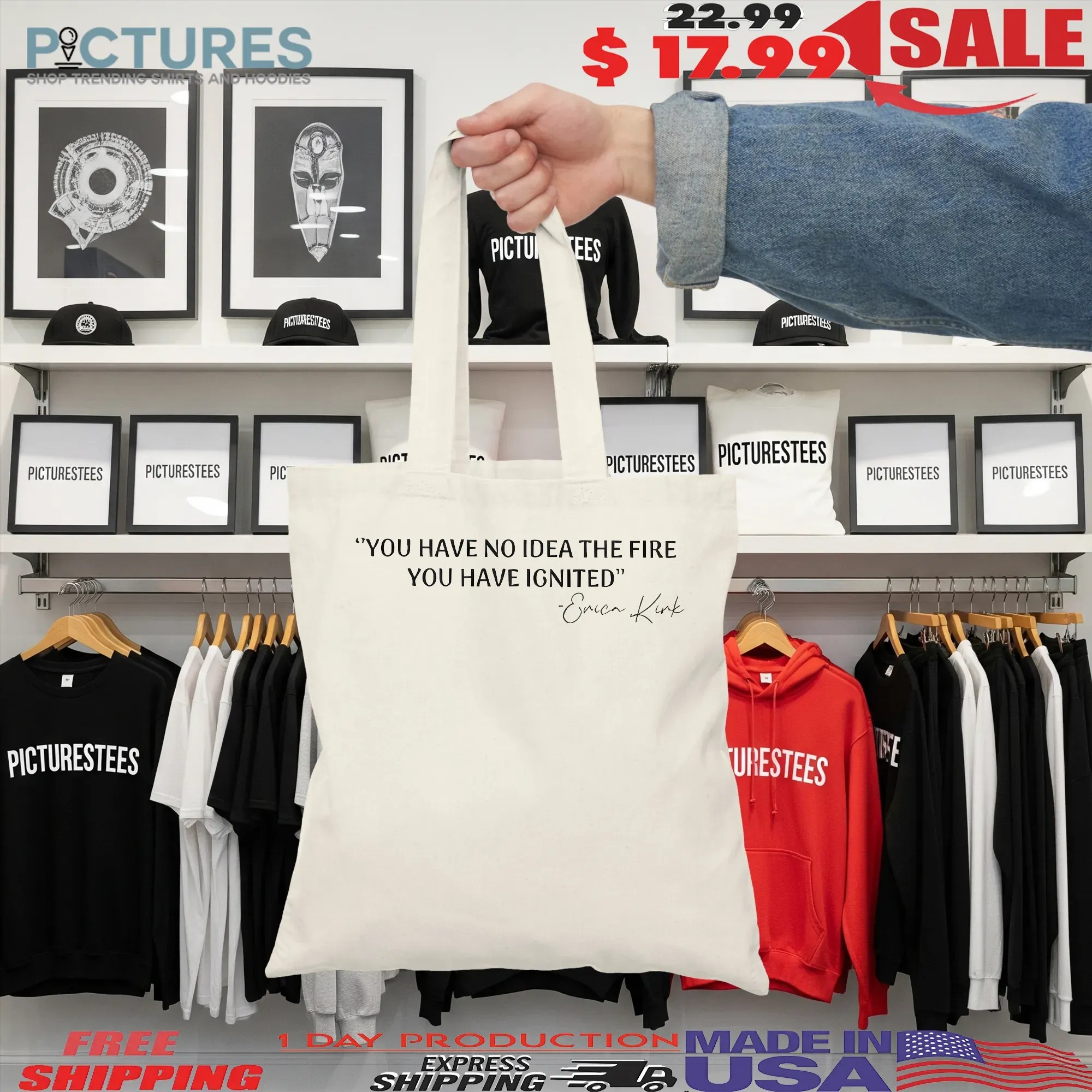 Erica Kirk You Have No Idea The Fire You Have Ignited T Shirt