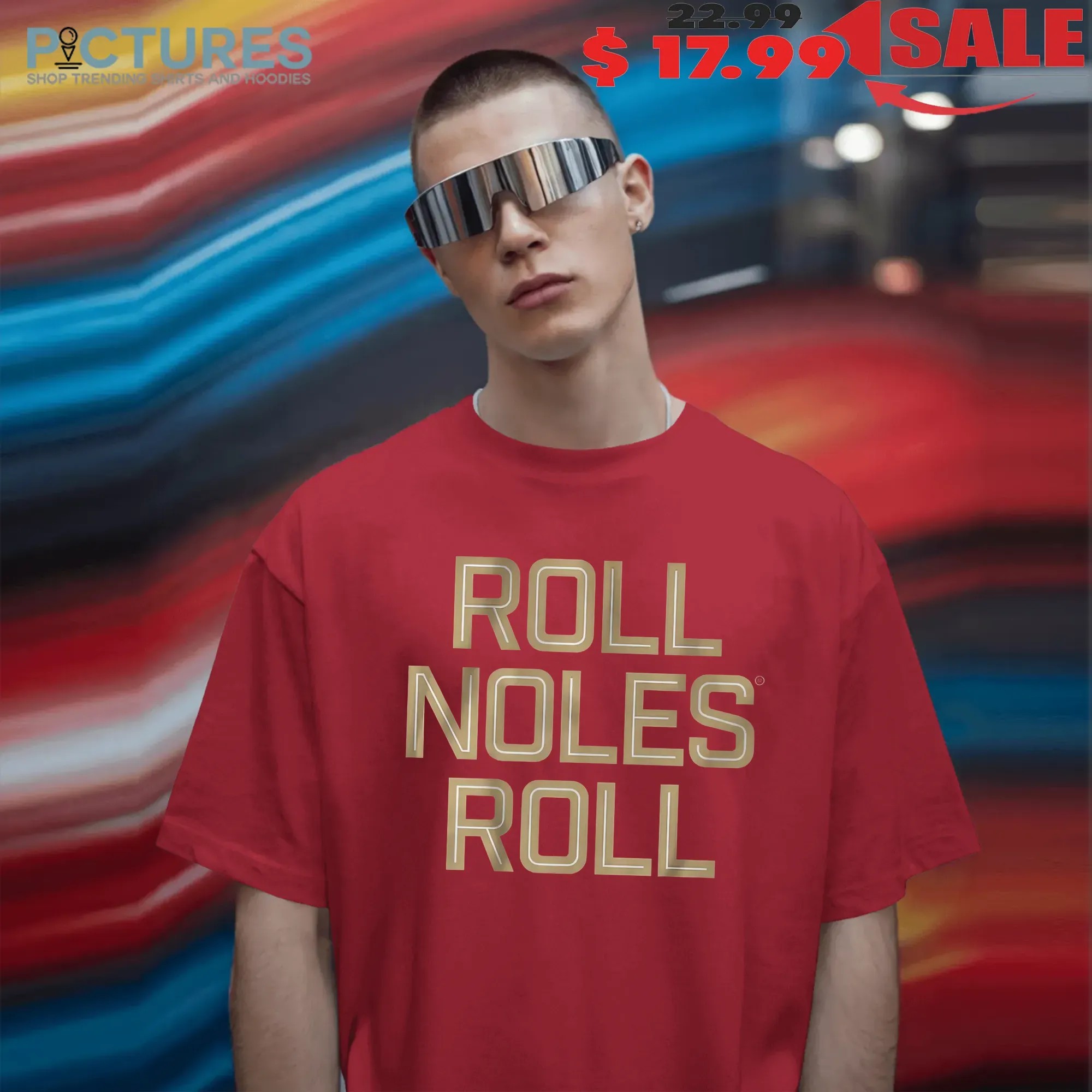FSU Florida State Seminoles Football Roll Noles Roll T Shirt