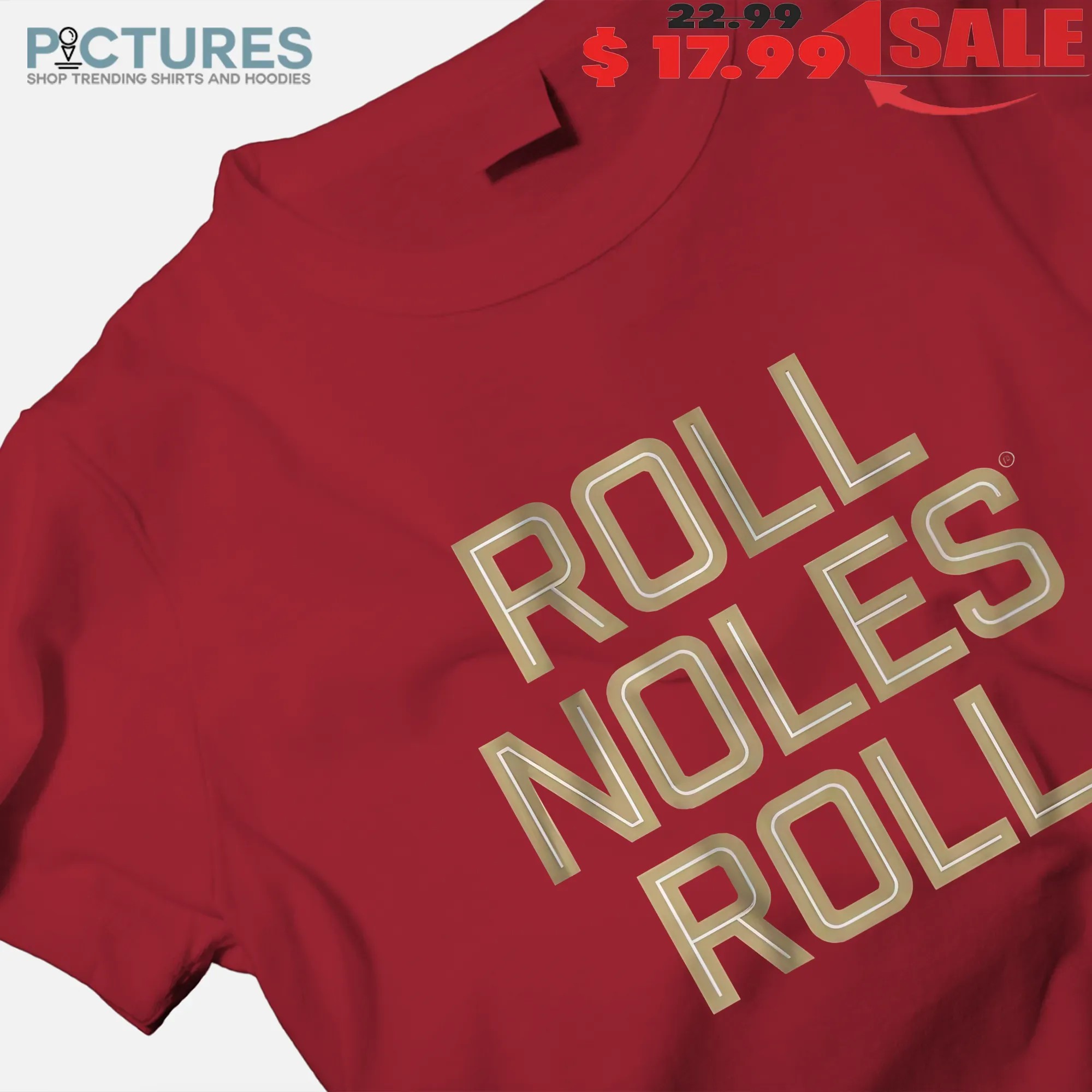 FSU Florida State Seminoles Football Roll Noles Roll T Shirt