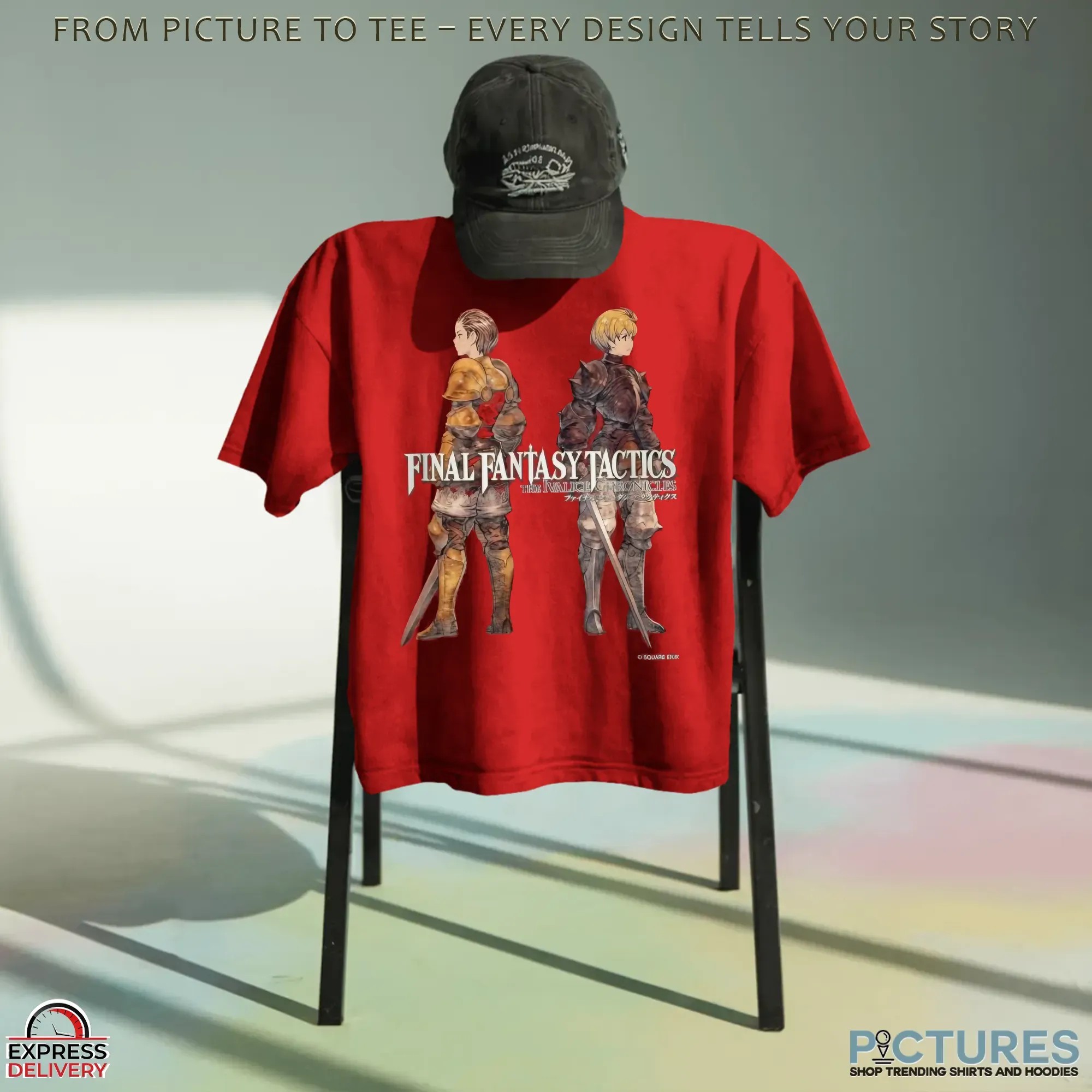 Final Fantasy Tactics The Ivalice Chronicles Delita and Ramza Duo T Shirt