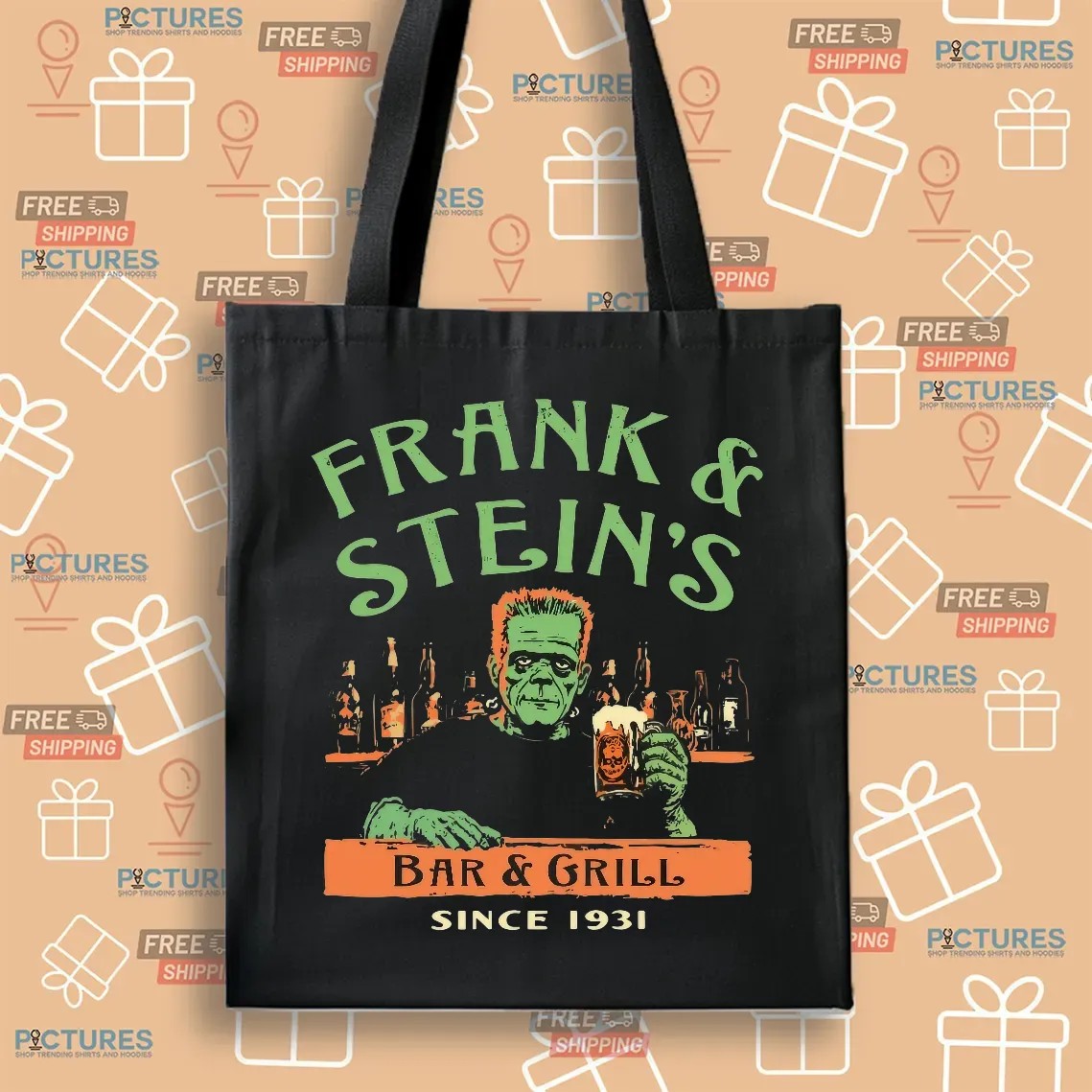 Frank and Stein's Bar and Grill Since 1931 Graphic T Shirt