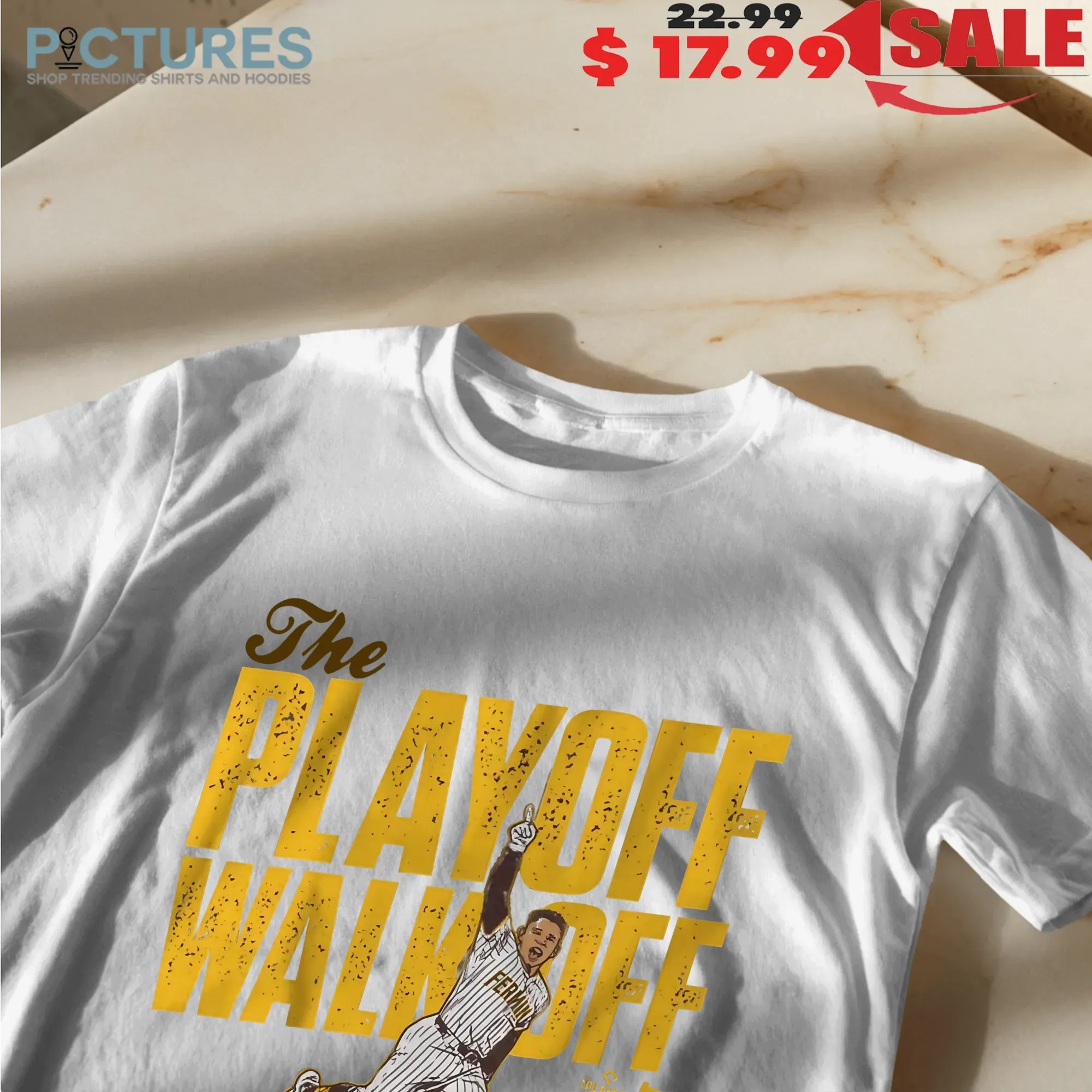 Freddy Fermin The Playoff Walk-Off Let's Get Wet San Diego Padres Baseball T Shirt
