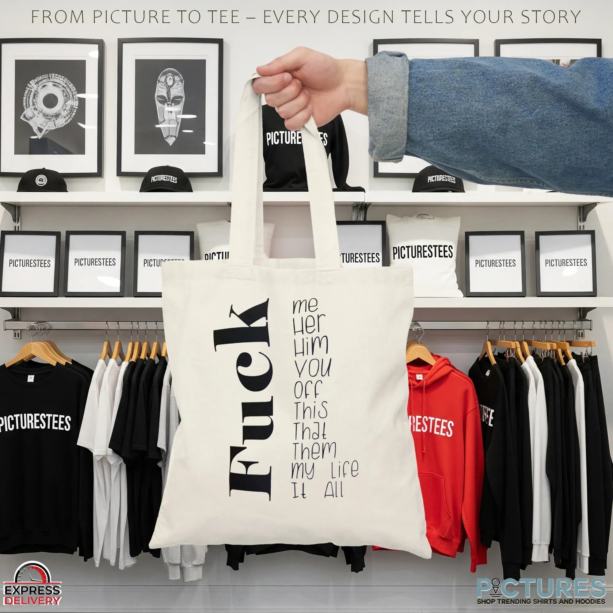 Fuck Me Her Him You Off This That Them My Life It All T Shirt