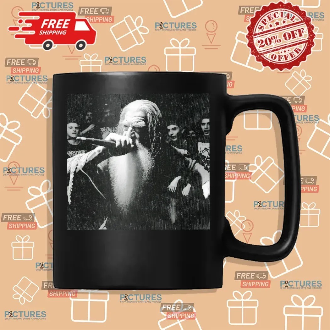 Gandalf Metal Concert Black And White Vintage Meme T Shirt