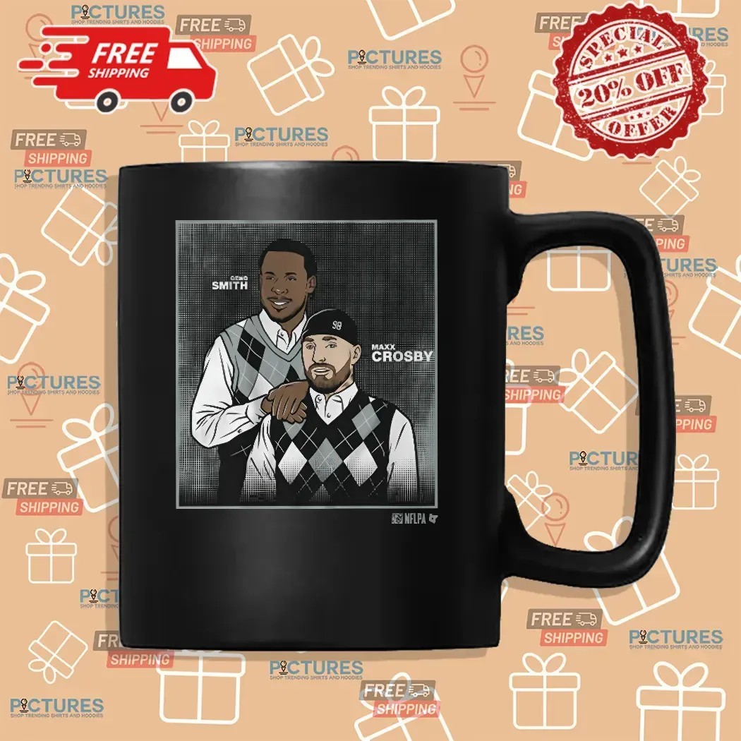 Geno Smith and Maxx Crosby Step Brothers Family Portrait Graphic Meme T Shirt