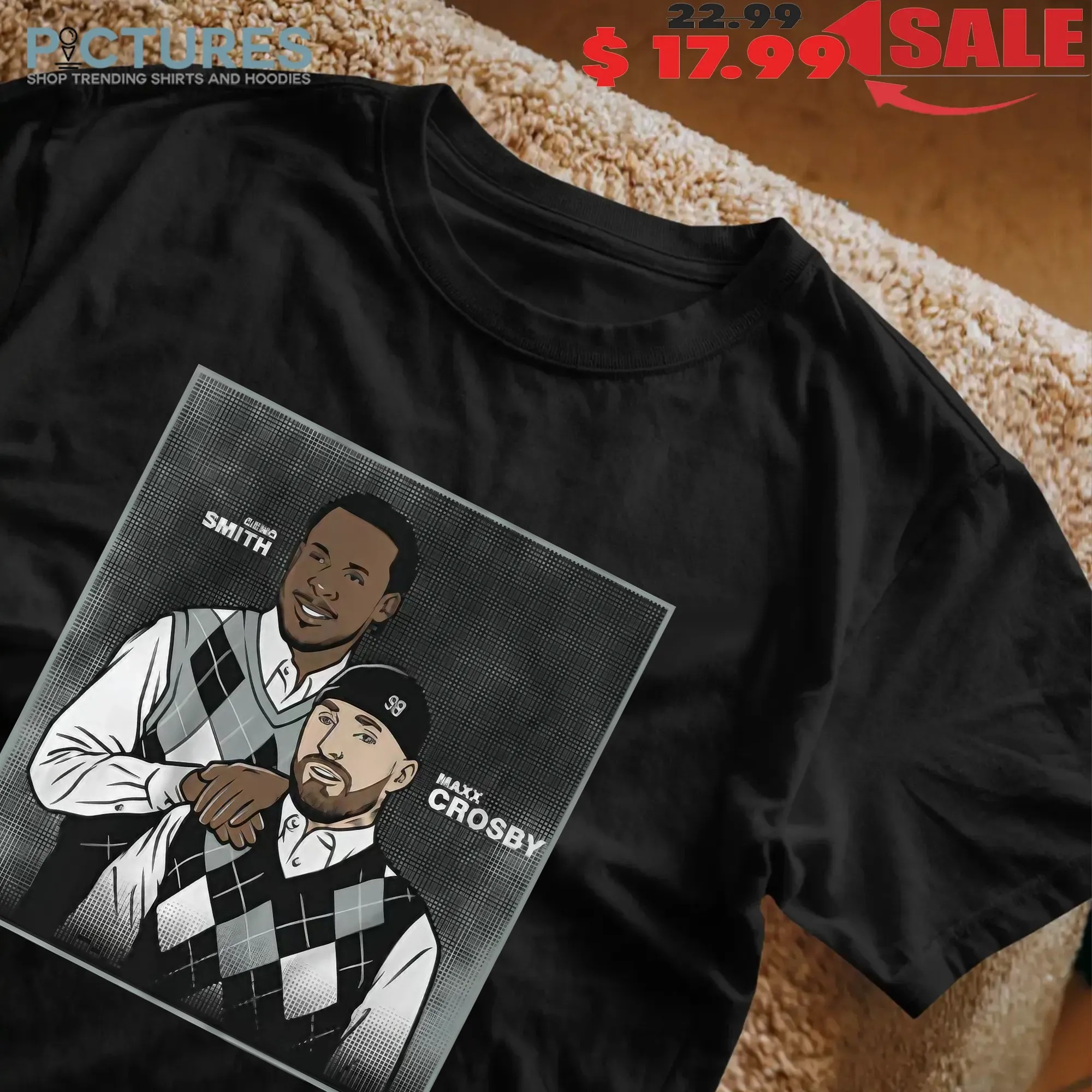 Geno Smith and Maxx Crosby Step Brothers Family Portrait Graphic Meme T Shirt