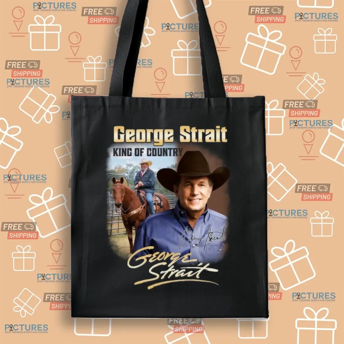 George Strait King Of Country Vintage Music T Shirt