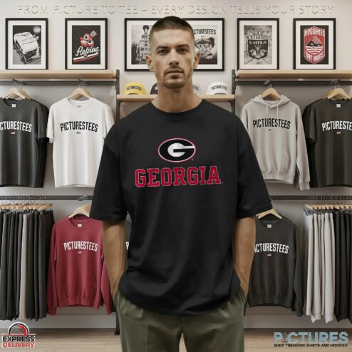 Georgia Bulldogs Primary Logo 2025 T Shirt