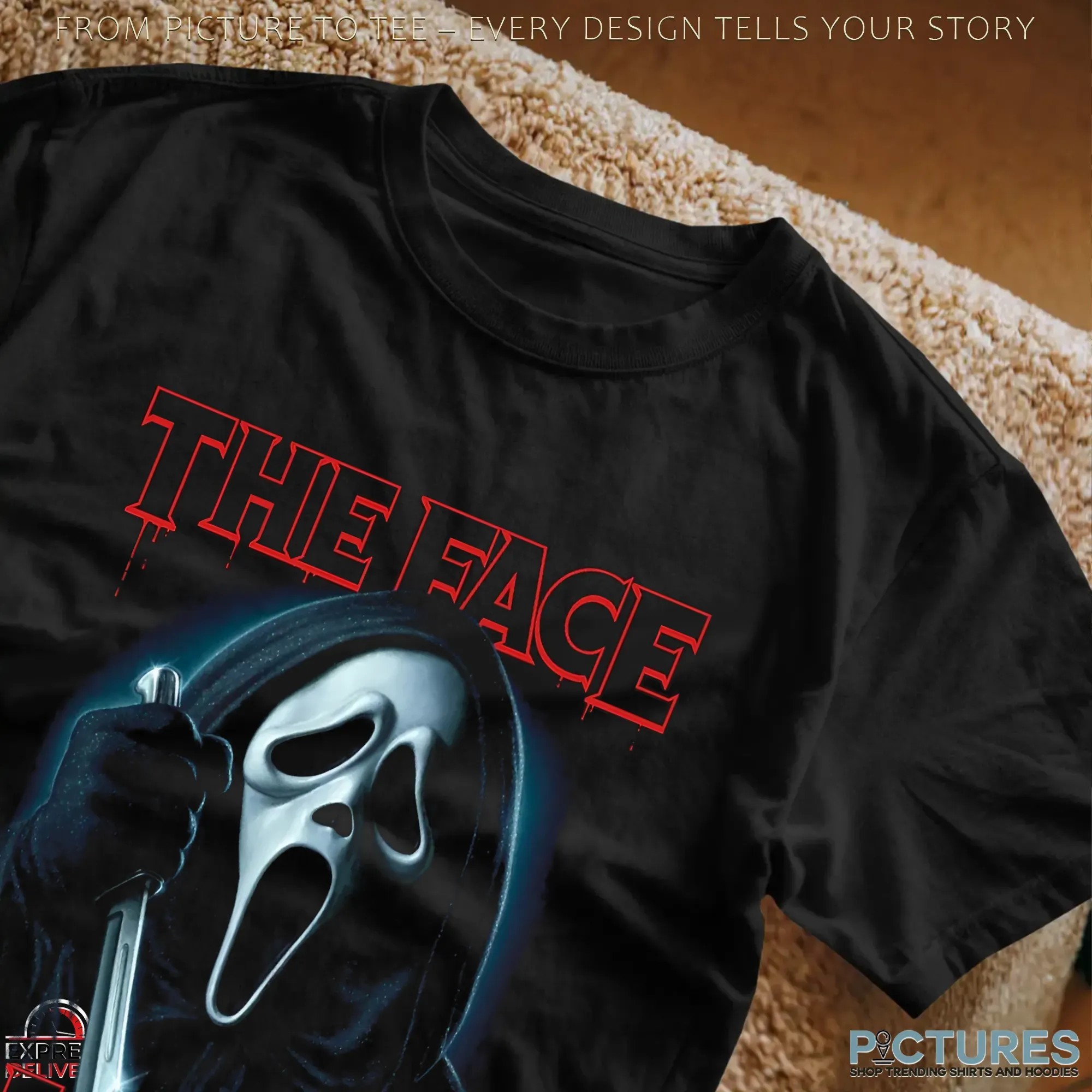 Ghost Face The Face Of Fear Spooky Season Halloween T Shirt