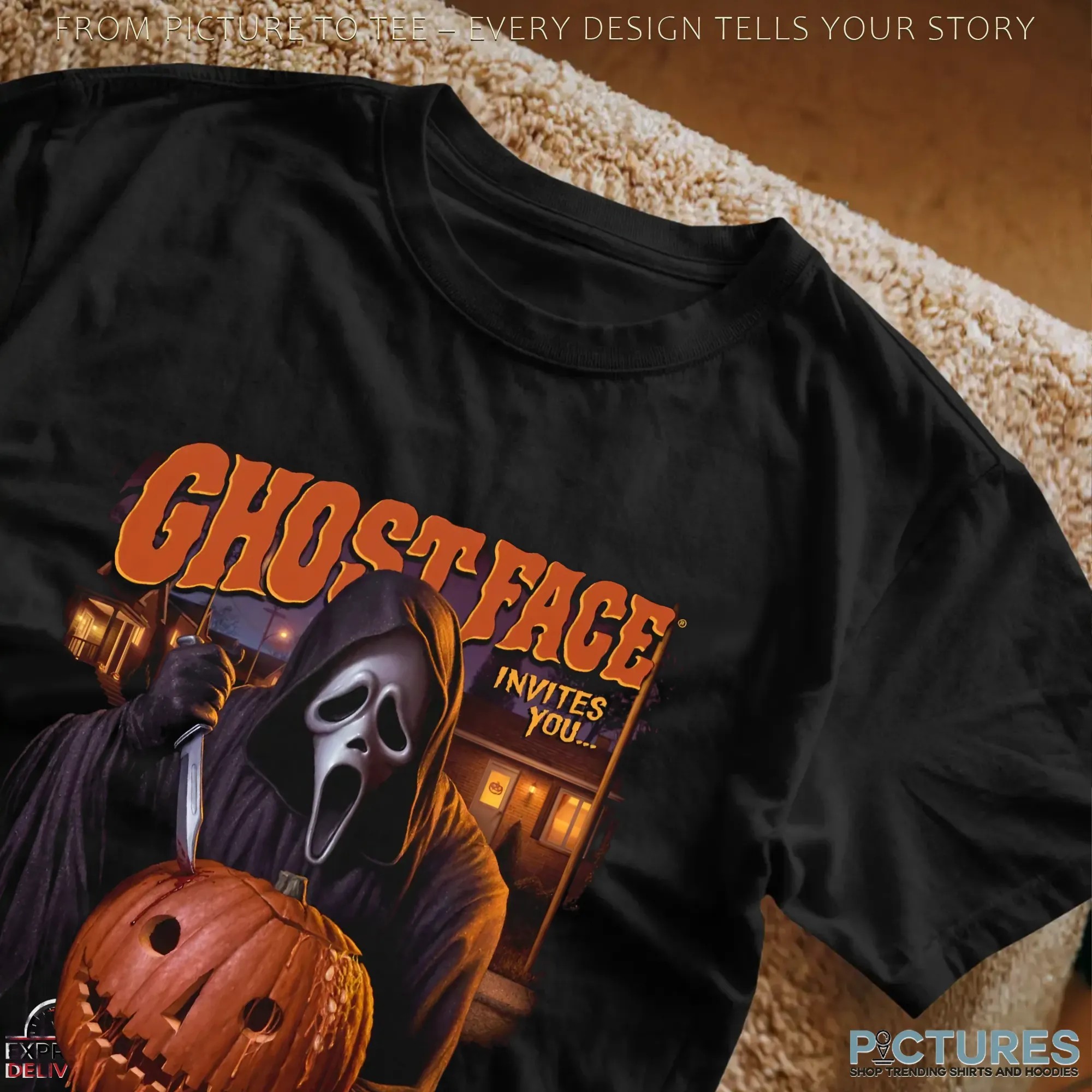 Ghostface Invites You To Our 31st Annual Pumpkin Carving Halloween Party T Shirt