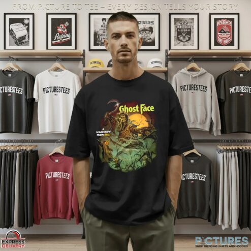 Ghostface Night Of The Scarecrow A Scarecrow From Hell Halloween T Shirt