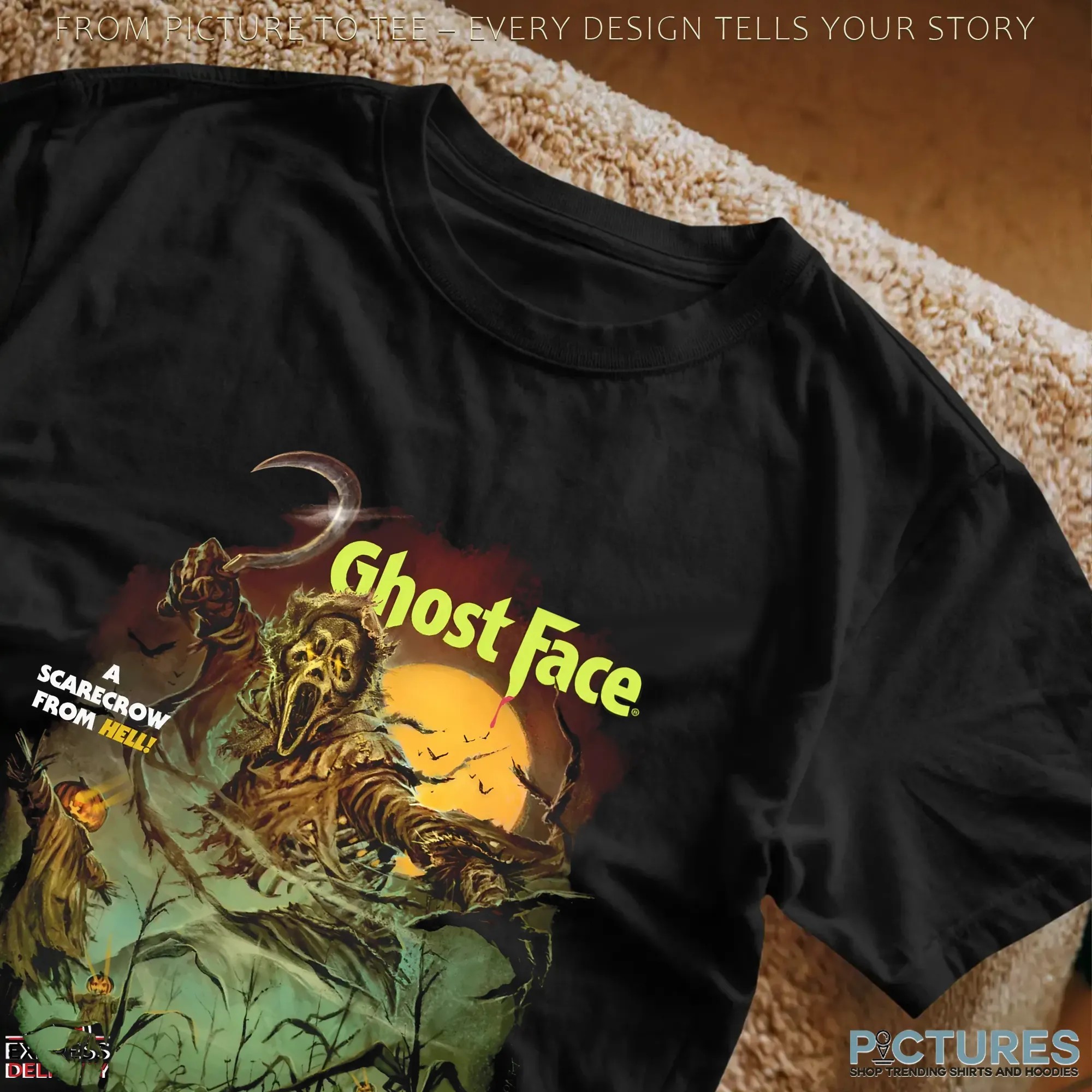 Ghostface Night Of The Scarecrow A Scarecrow From Hell Halloween T Shirt