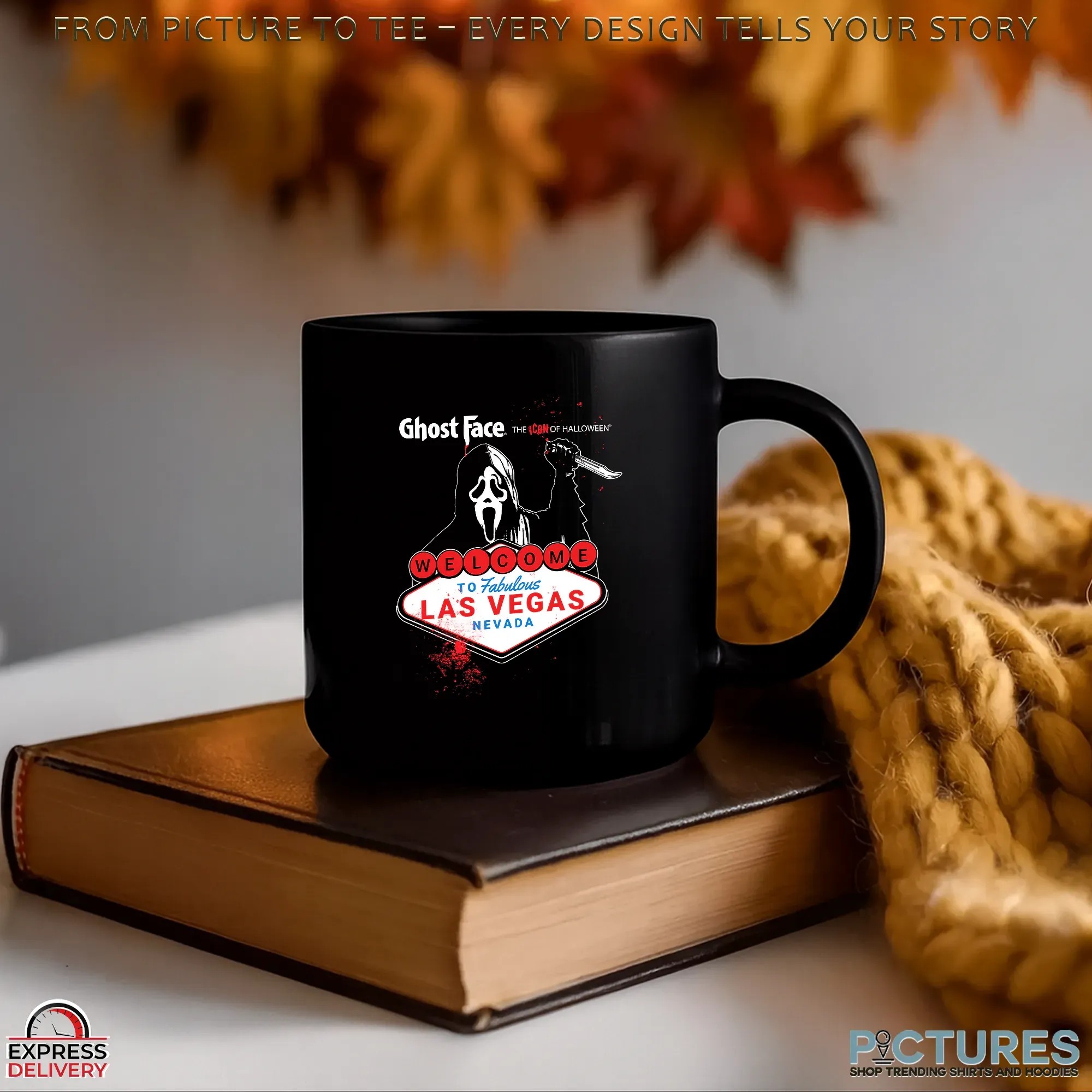 Ghostface The Icon Of Halloween Welcome To Fabulous Las Vegas Nevada Anniversary Event T Shirt