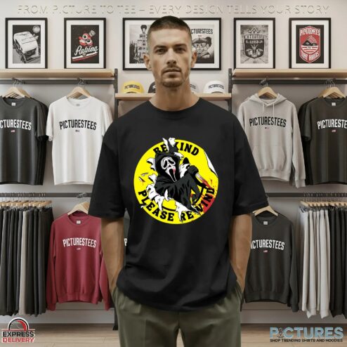 Ghostface Video Store Psa Baseball Halloween T Shirt