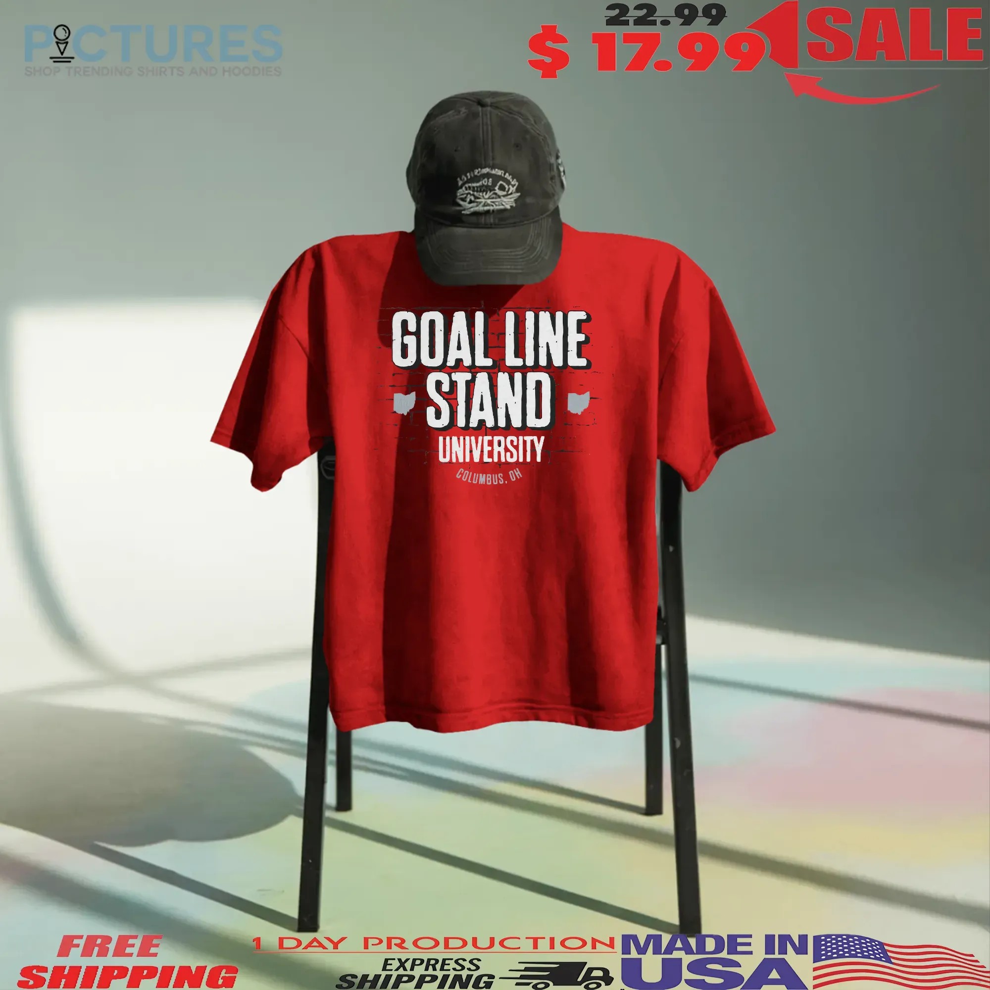Goal Line Stand University Columbus OH T Shirt