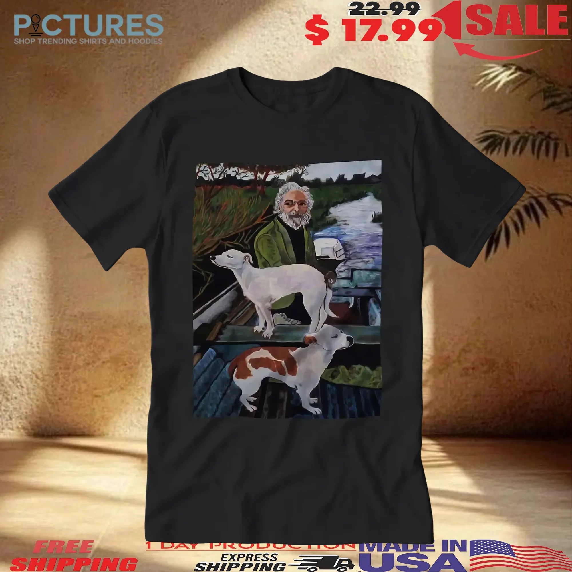 Goodfellas Movie Dog Painting Scene Art T Shirt