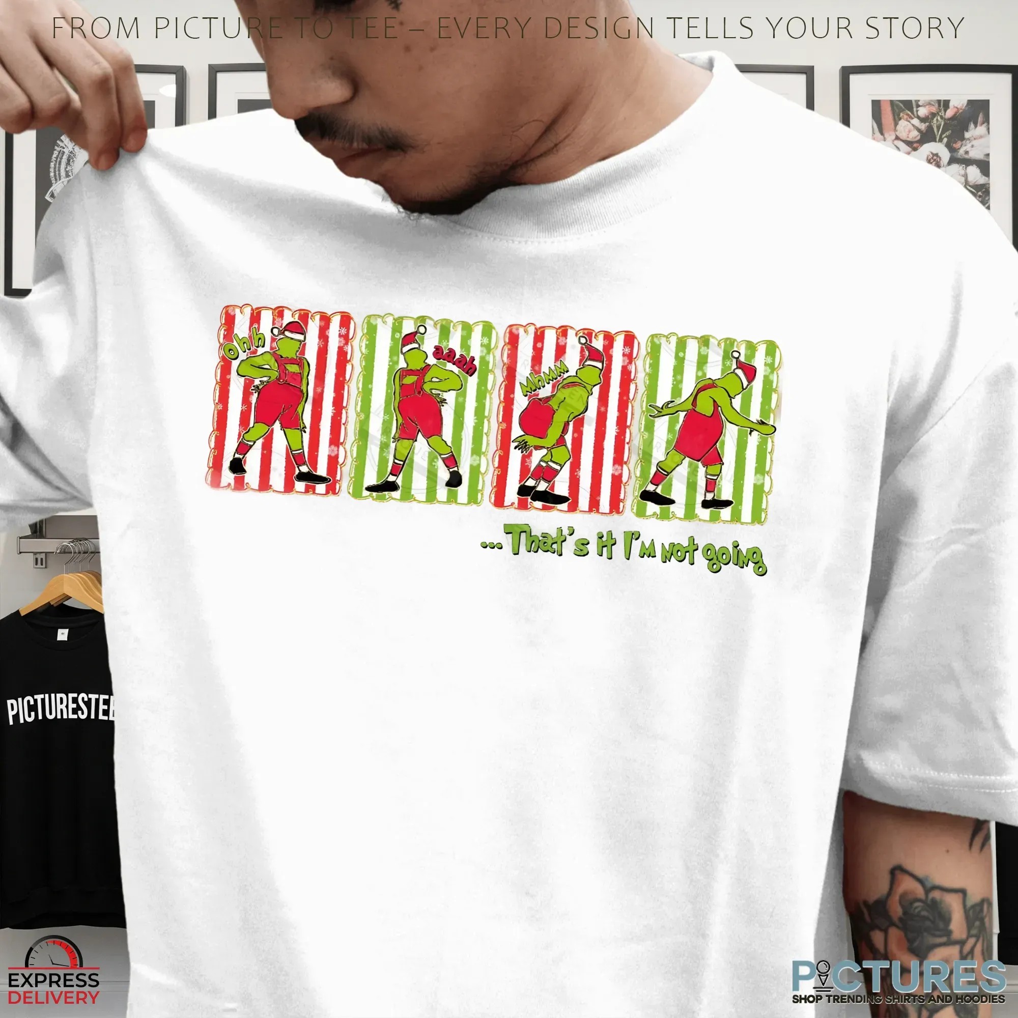 Grinch That's It I'm Not Going Christmas Mean Guy T Shirt