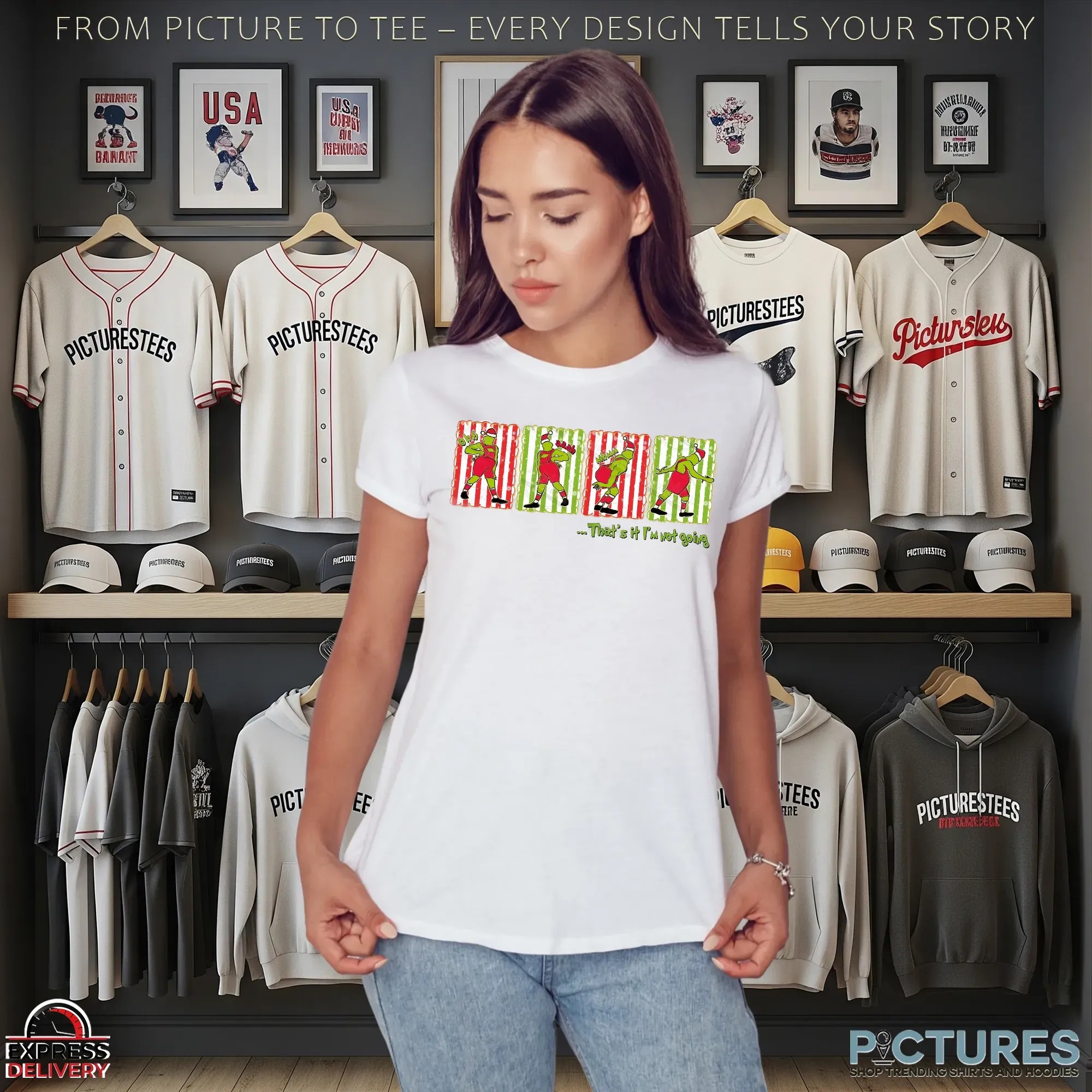 Grinch That's It I'm Not Going Christmas Mean Guy T Shirt