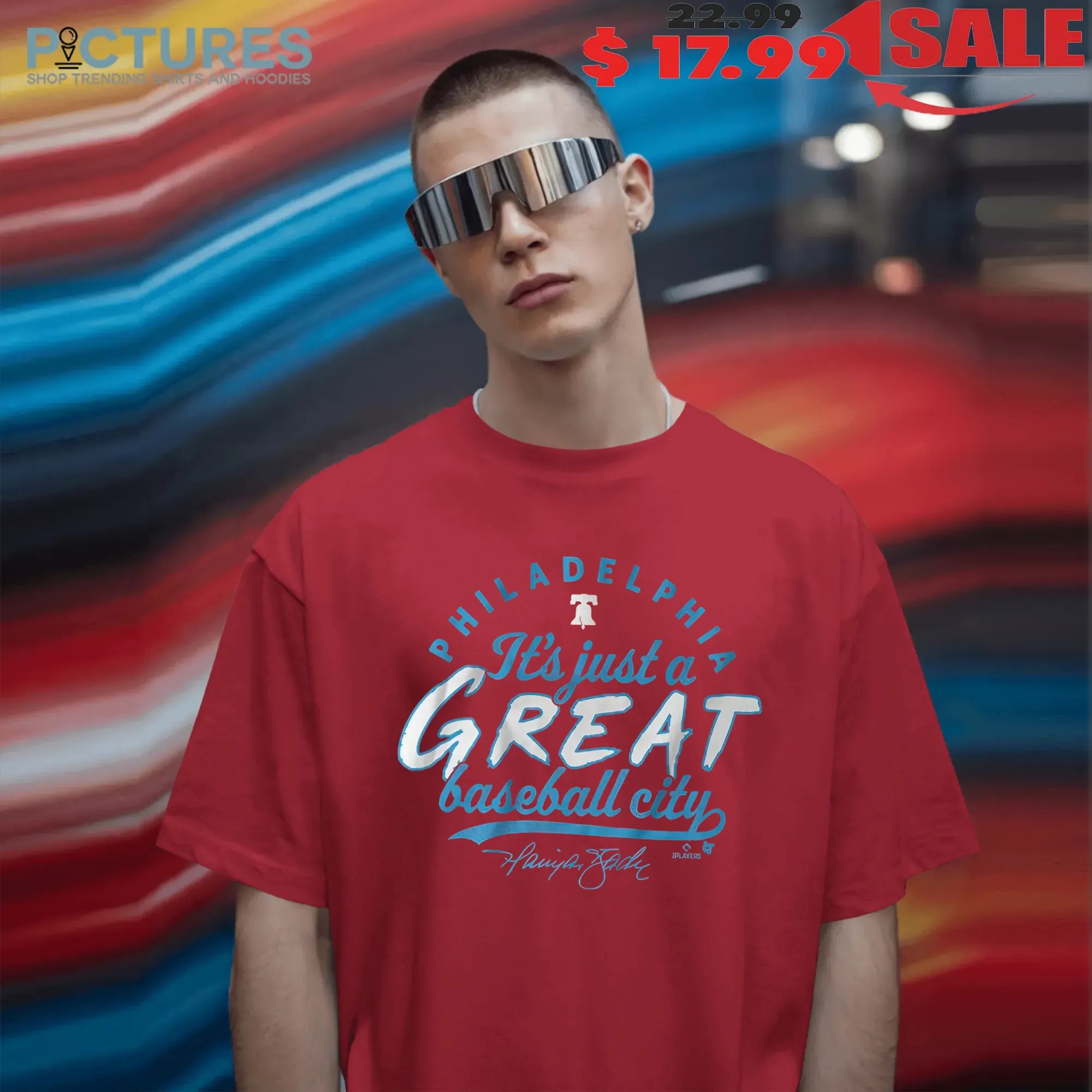 Harrison Bader It's Just a Great Baseball City Graphic T Shirt