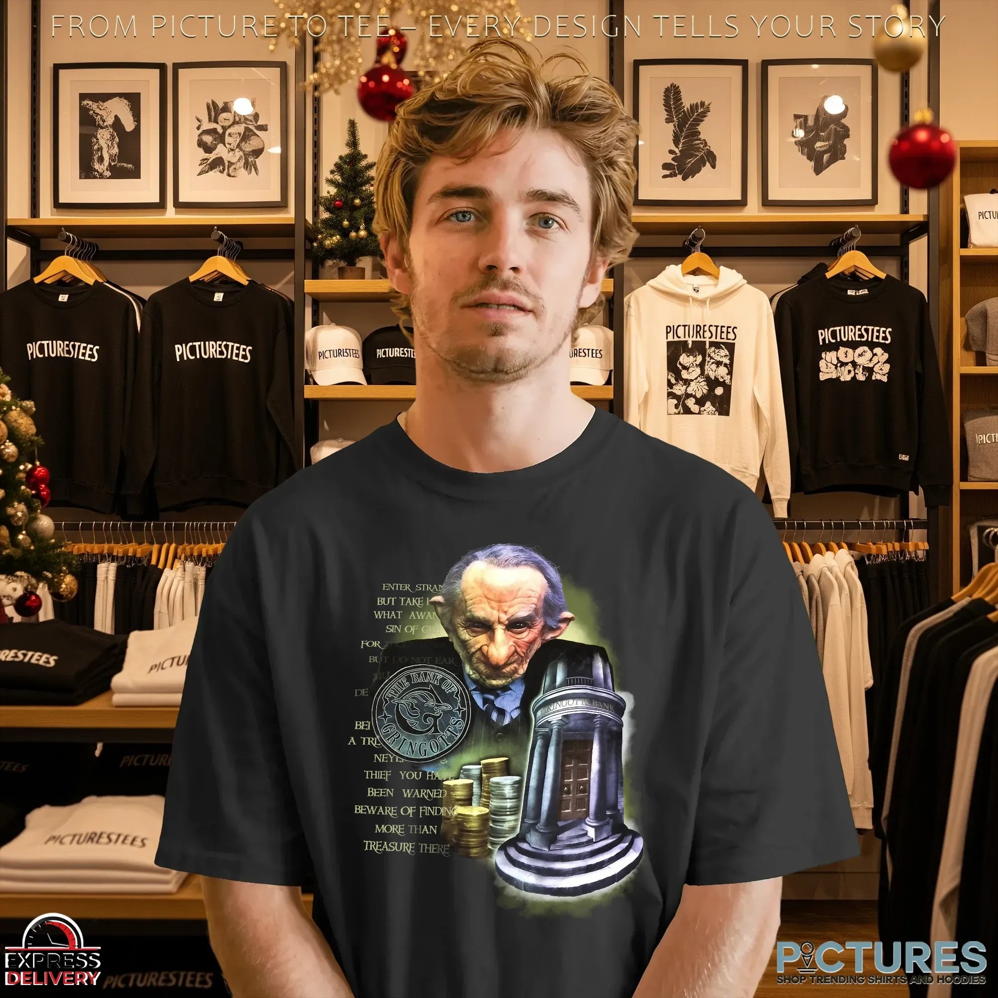 Harry Potter The Bank Of Gringotts Universal Wizarding World T Shirt