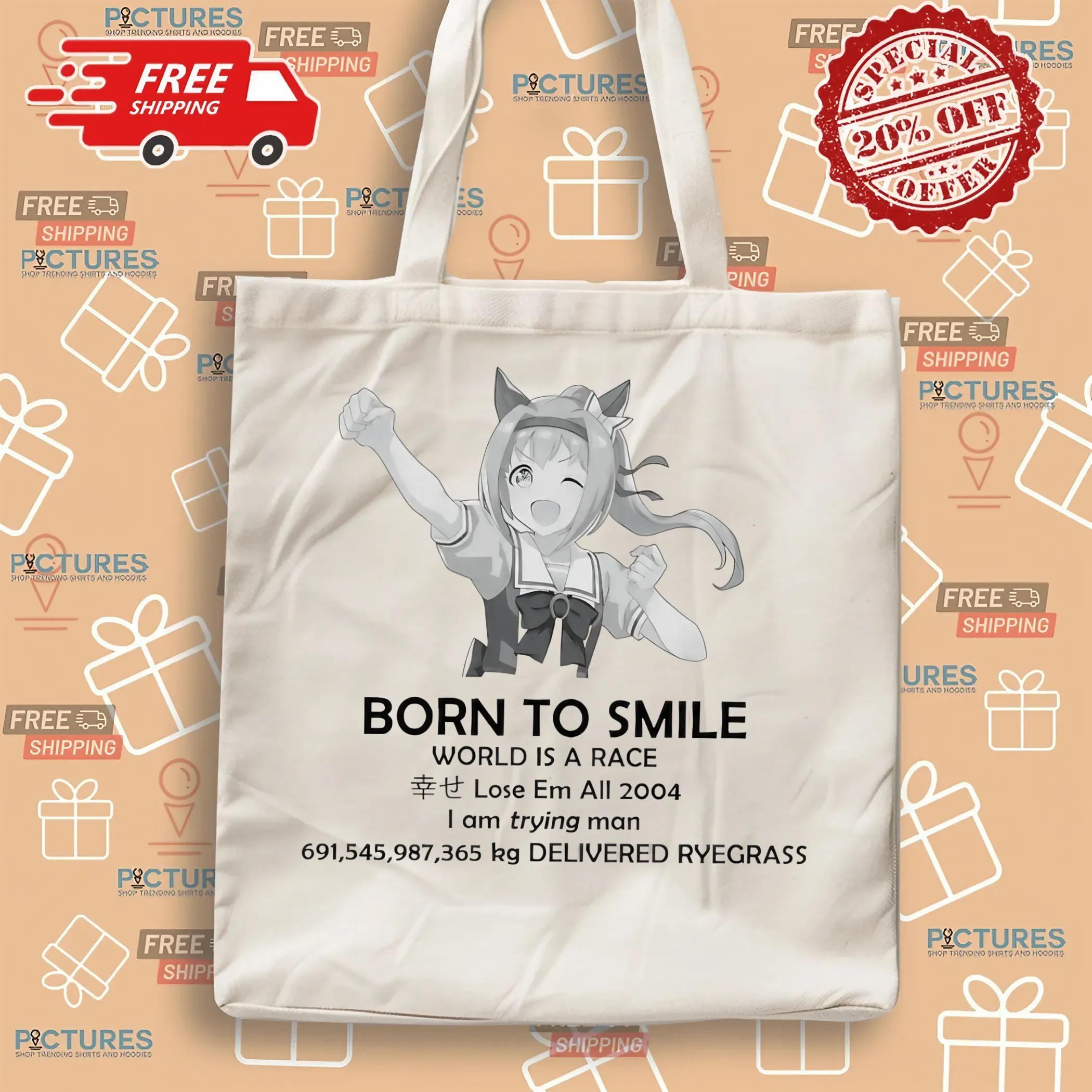 Haru Urara Born To Smile World Is A Race Lose Em All 2004 I Am Trying Man Parody T Shirt Haru Urara Born To Smile World Is A Race Lose Em All 2004 I Am Trying Man Parody T Shirt