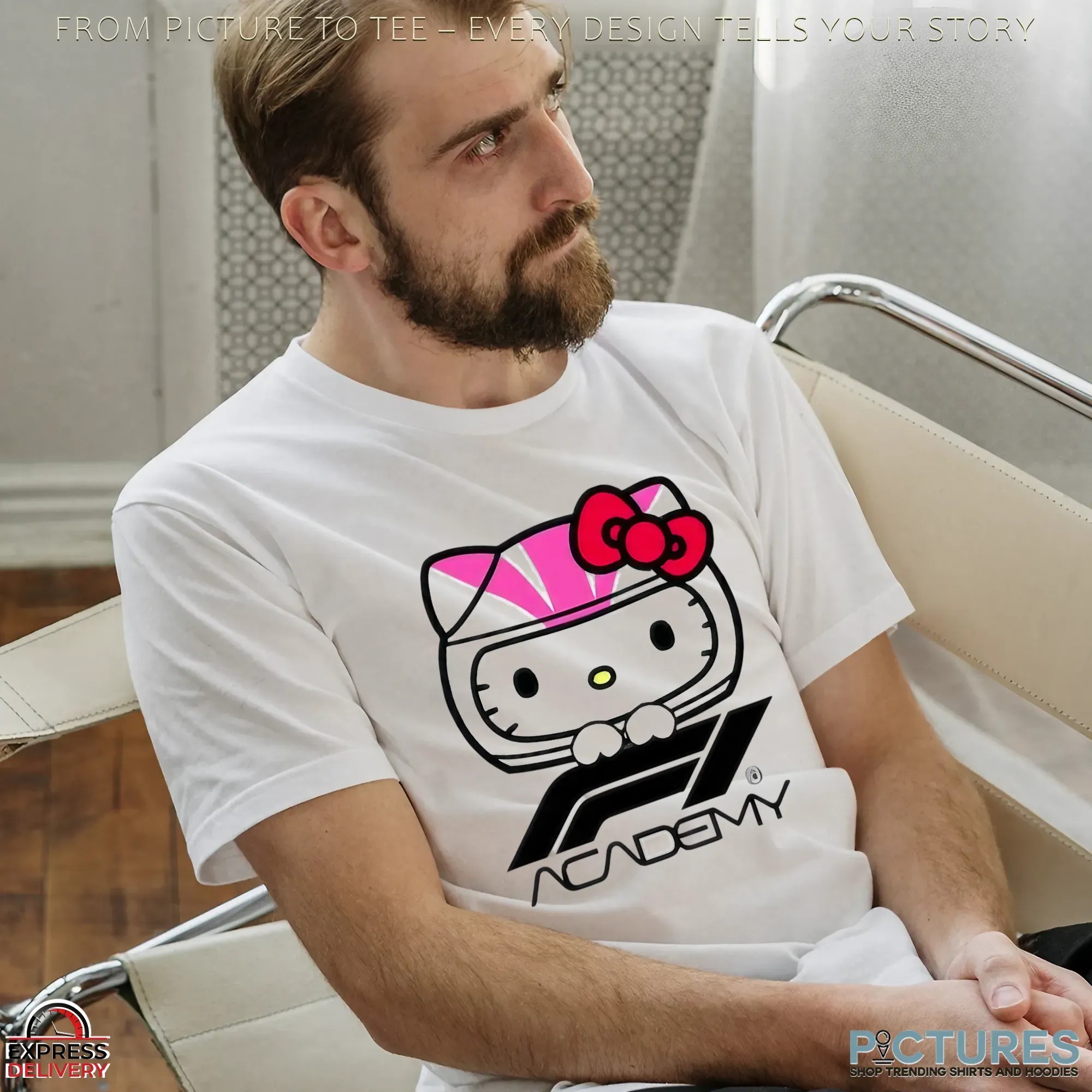 Hello Kitty And Friends X F1 Academy Merch 2025 T Shirt