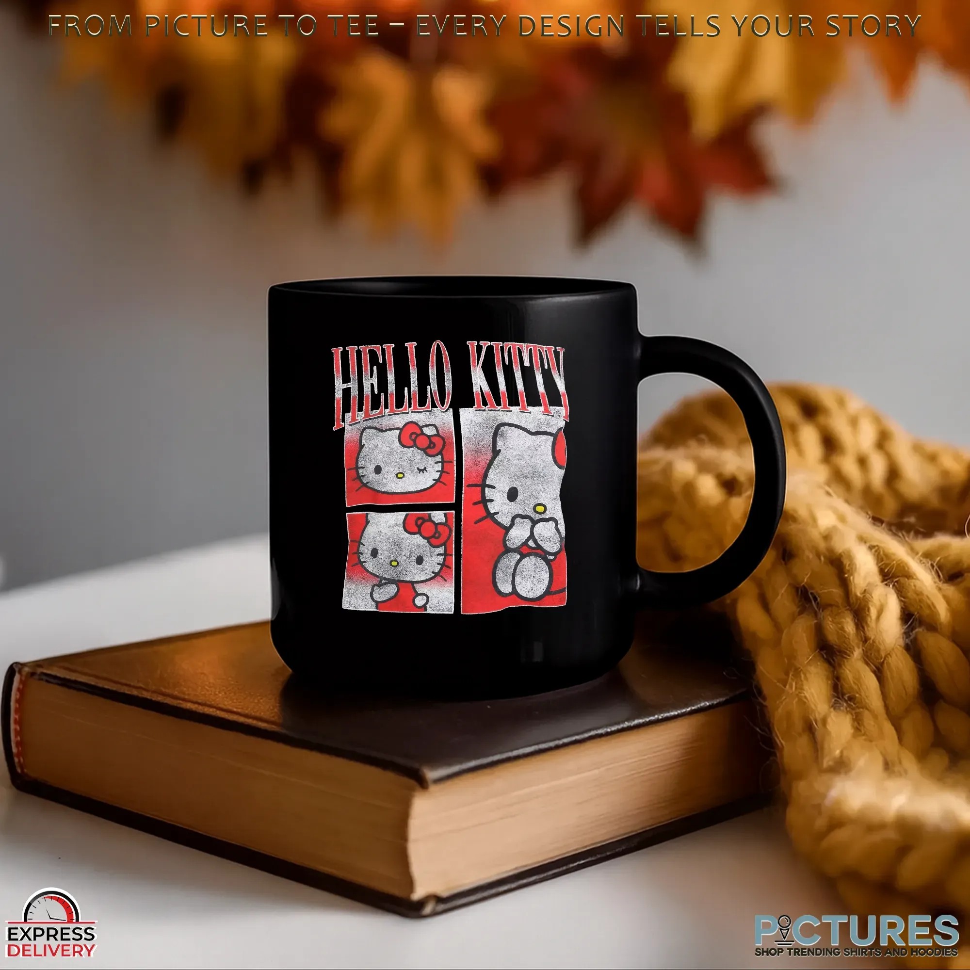 Hello Kitty Collage Vintage Bootleg T Shirt