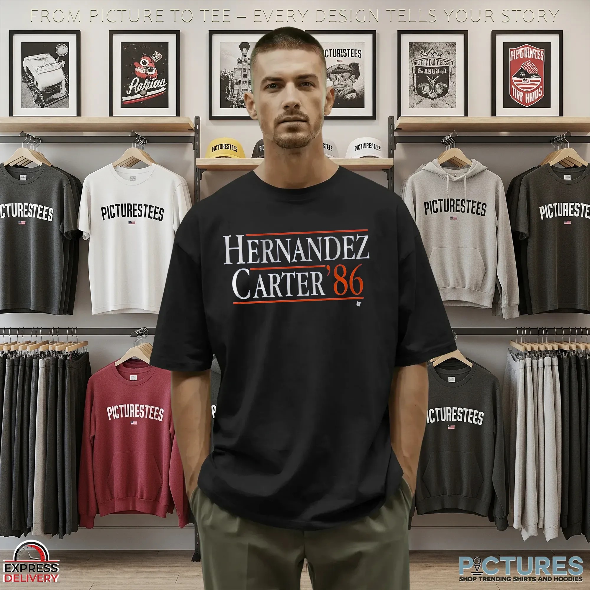 Hernandez-Carter '86 T Shirt