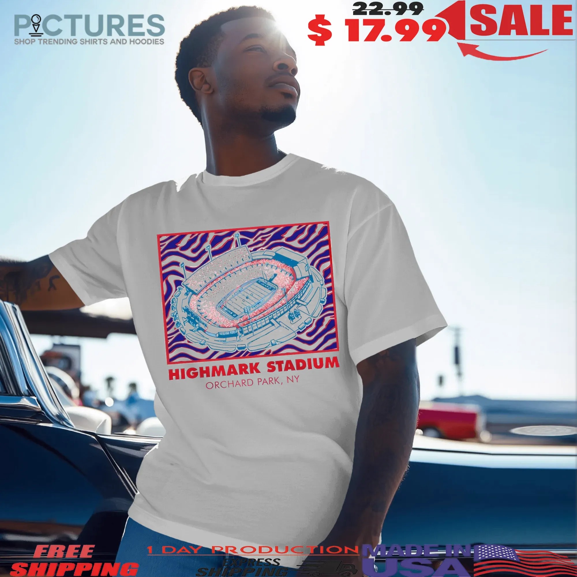 Highmark Stadium Orchard Park, NY Buffalo Bills T Shirt