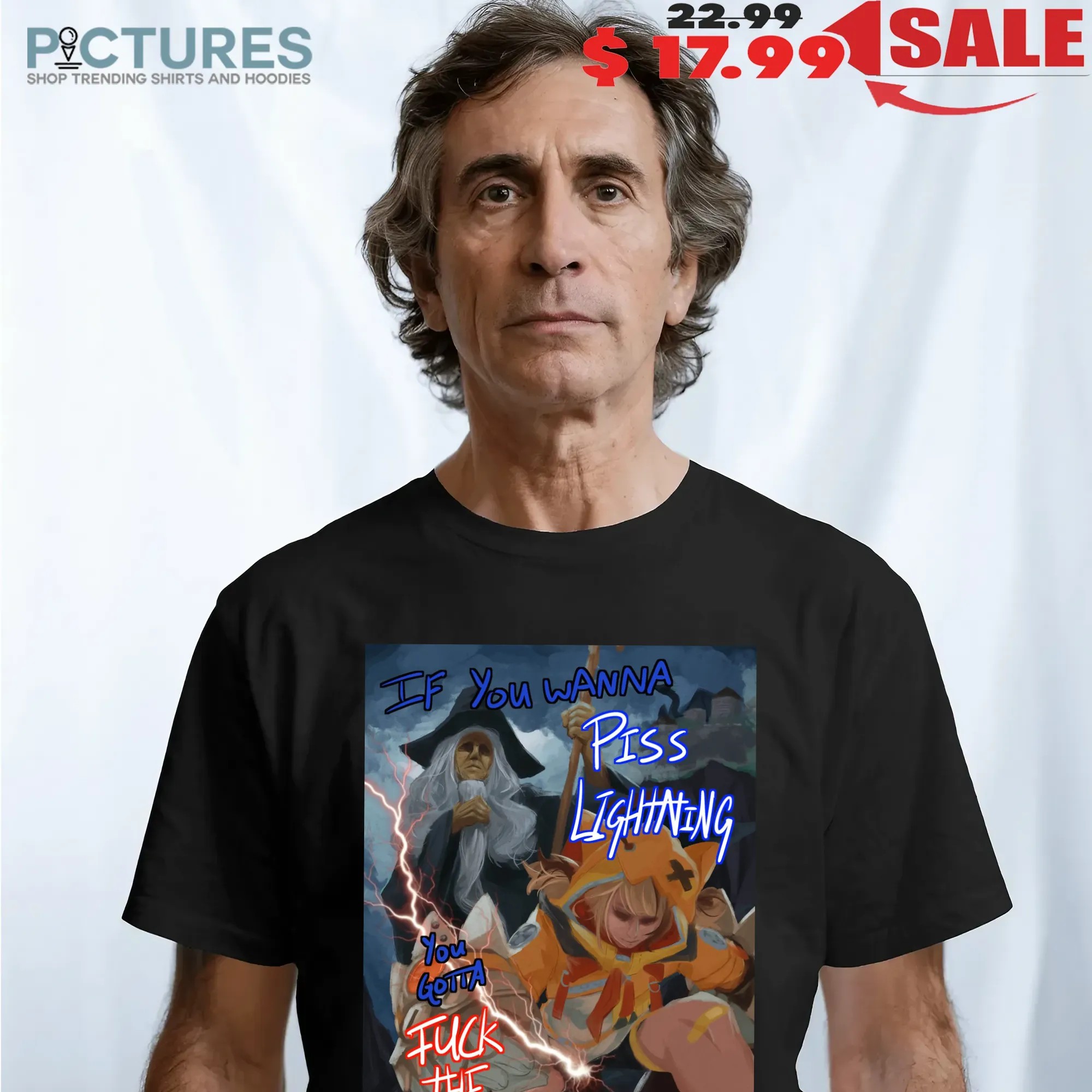 Hololive Gigi Murin X Wizard Ojisan If You Wanna Piss Lightning You Gotta Fuck The Storm Quote T Shirt Hololive Gigi Murin X Wizard Ojisan If You Wanna Piss Lightning You Gotta Fuck The Storm Quote T Shirt