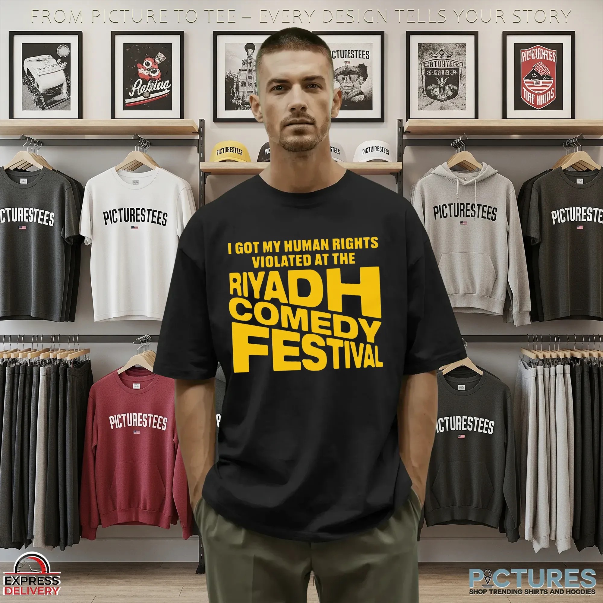 I Got My Human Rights Violated At The Riyadh Comedy Festival T Shirt