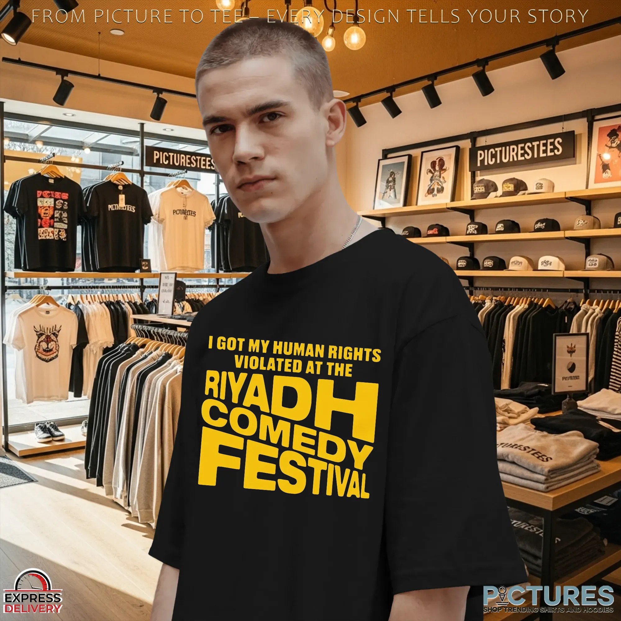 I Got My Human Rights Violated At The Riyadh Comedy Festival T Shirt