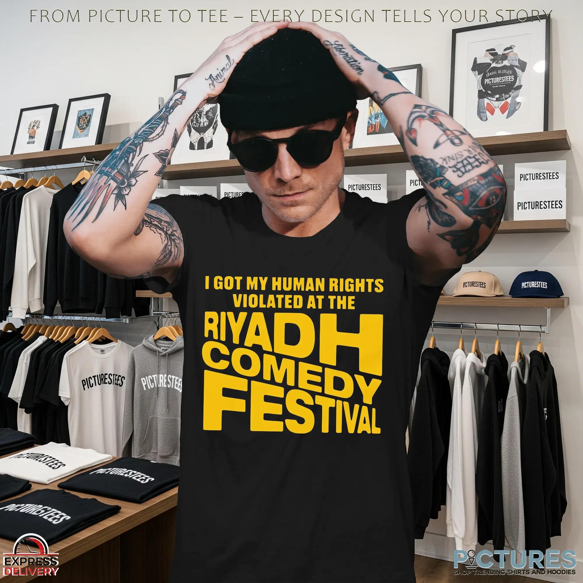I Got My Human Rights Violated At The Riyadh Comedy Festival T Shirt