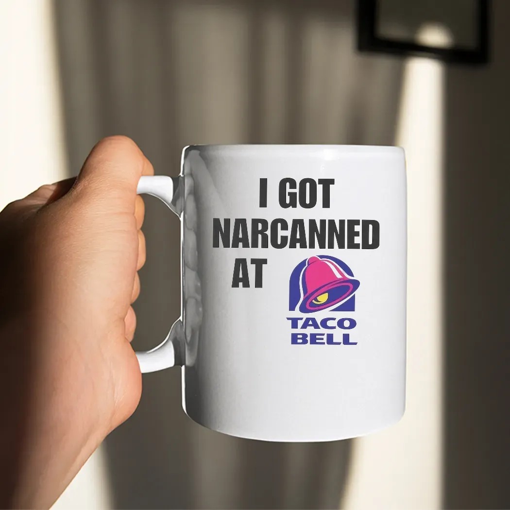 I Got Narcanned At Taco Bell Logo Parody T Shirt
