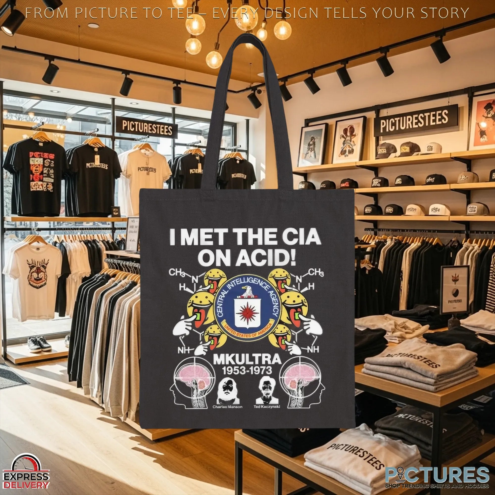 I Met The Cia On Acid MKUltra 1953 1973 Central Intelligence Agency T Shirt