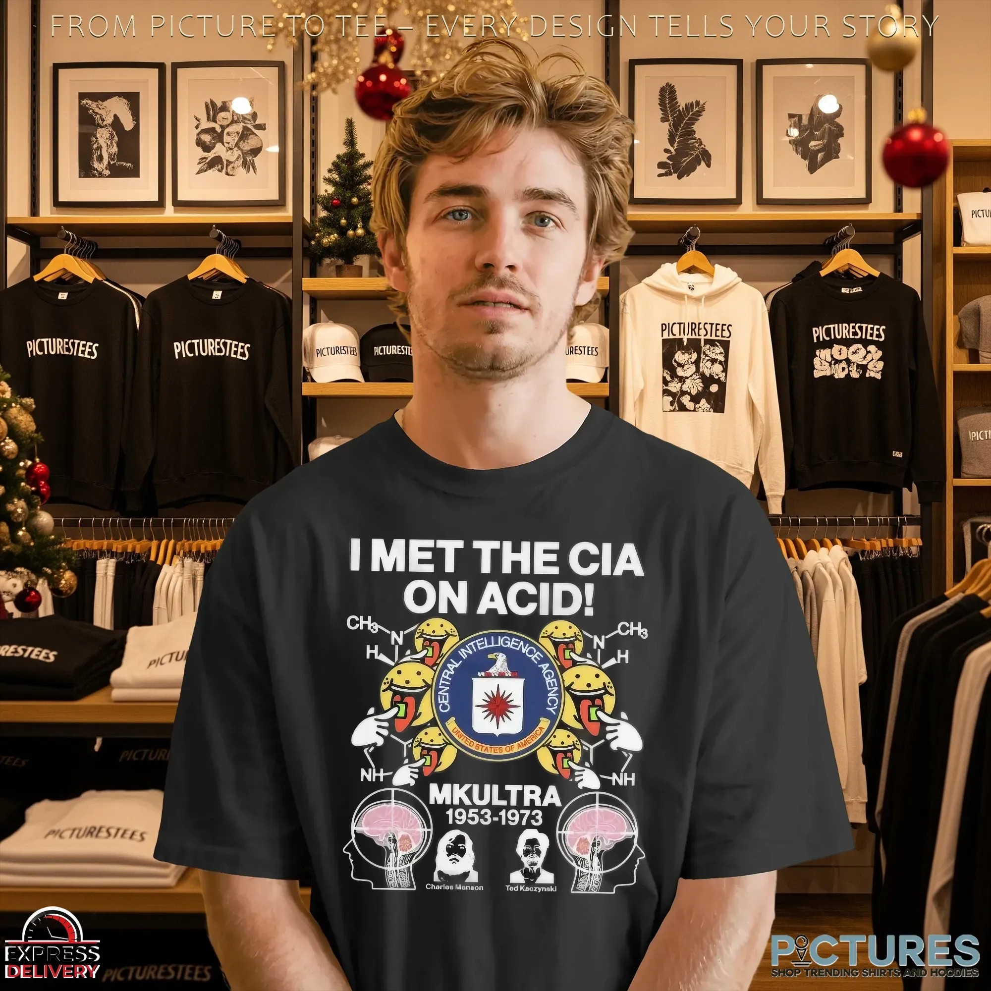 I Met The Cia On Acid MKUltra 1953 1973 Central Intelligence Agency T Shirt