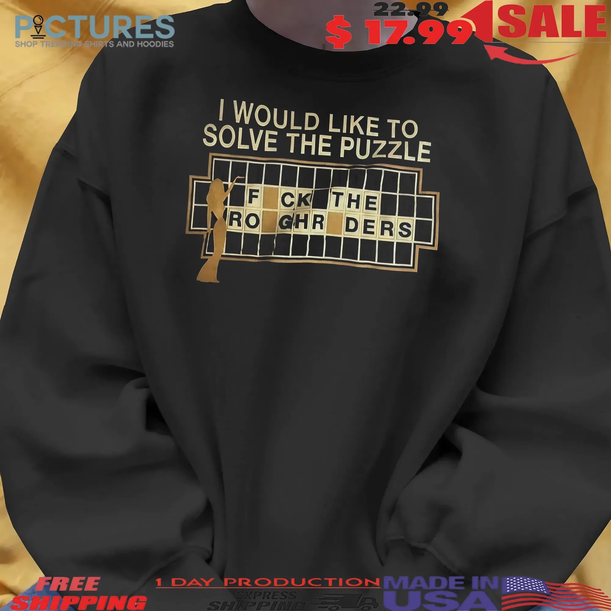 I Would Like To Solve The Puzzle Fuck The Rough Riders Graphic Meme T Shirt