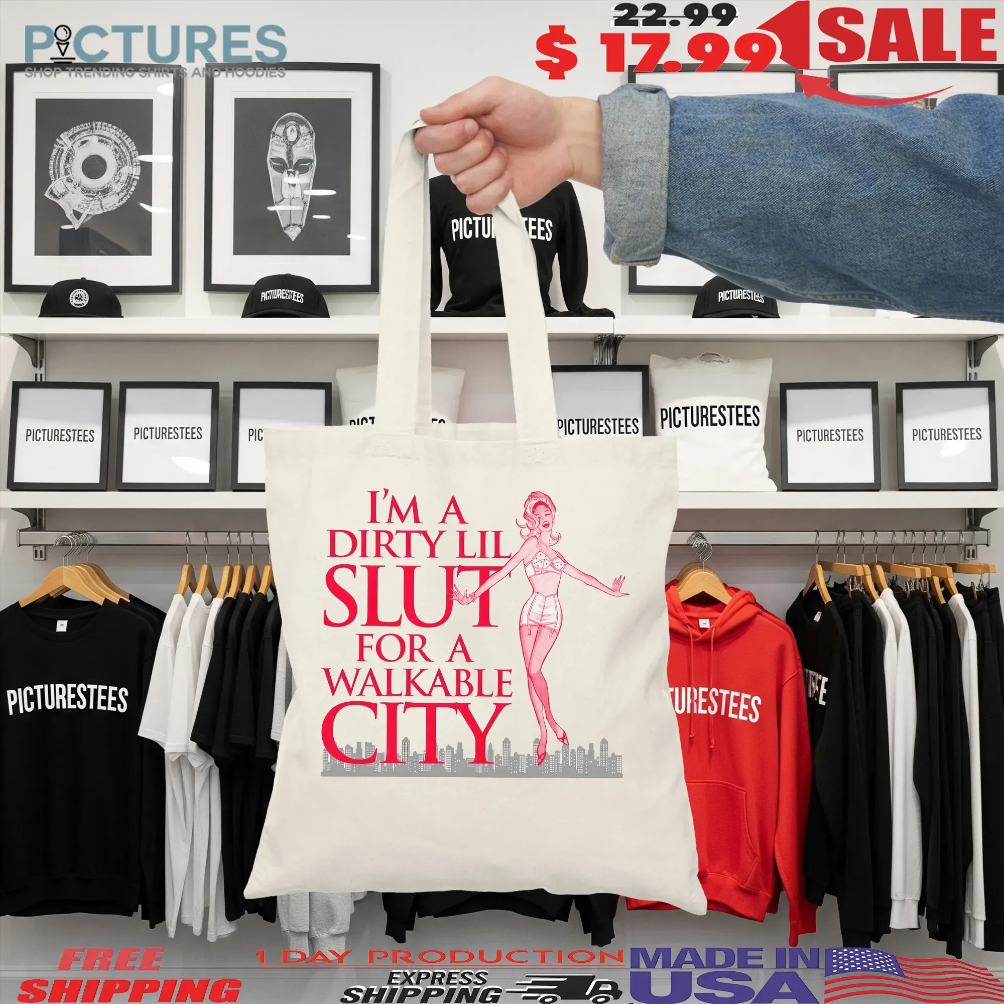 I'm A Dirty Lil Slut For A Walkable City T Shirt