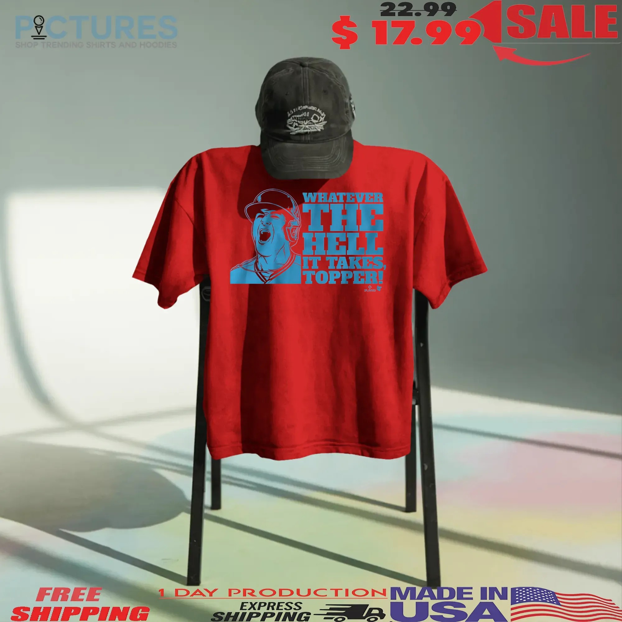 Jacob Tyler Realmuto Whatever The Hell It Takes Topper Graphic T Shirt