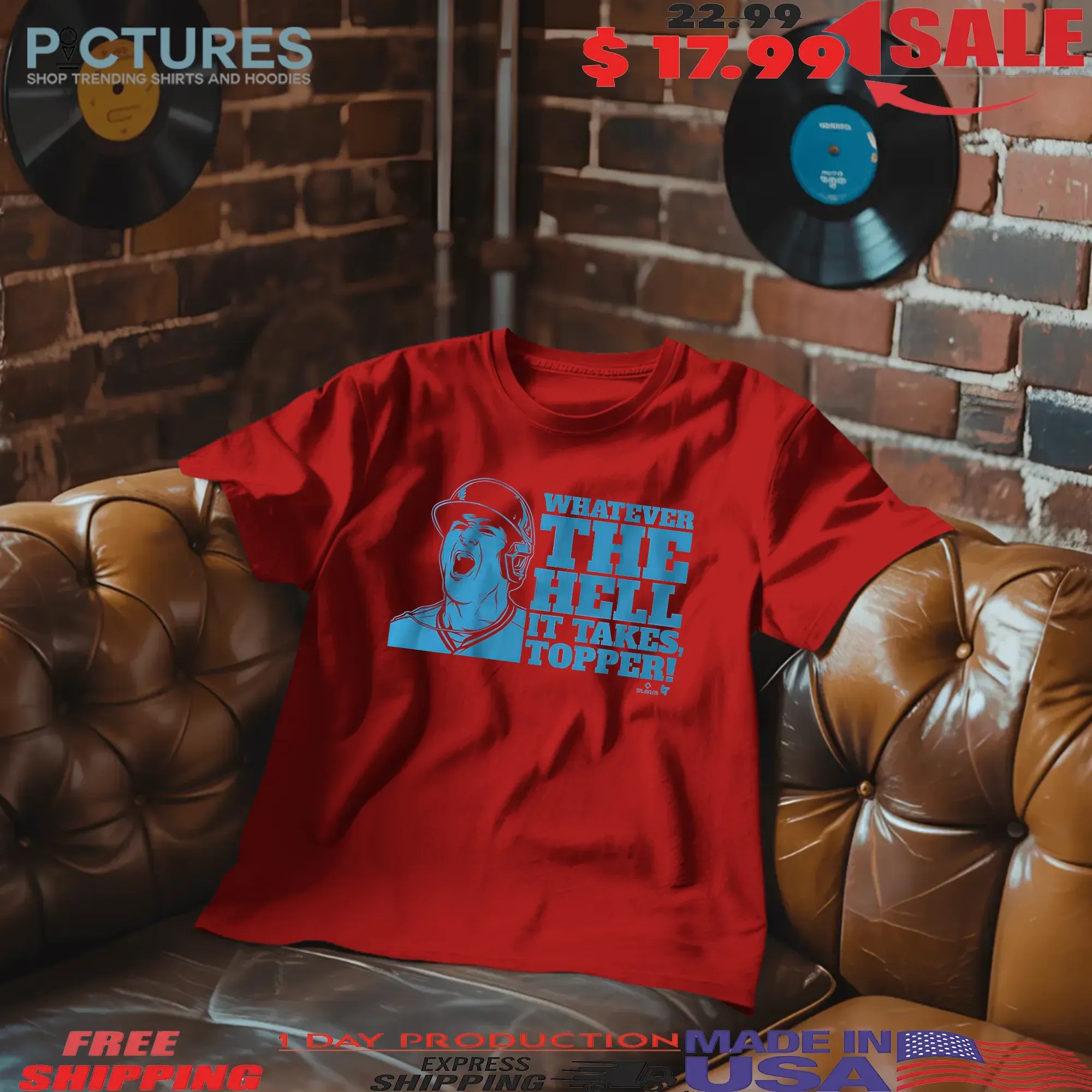 Jacob Tyler Realmuto Whatever The Hell It Takes Topper Graphic T Shirt