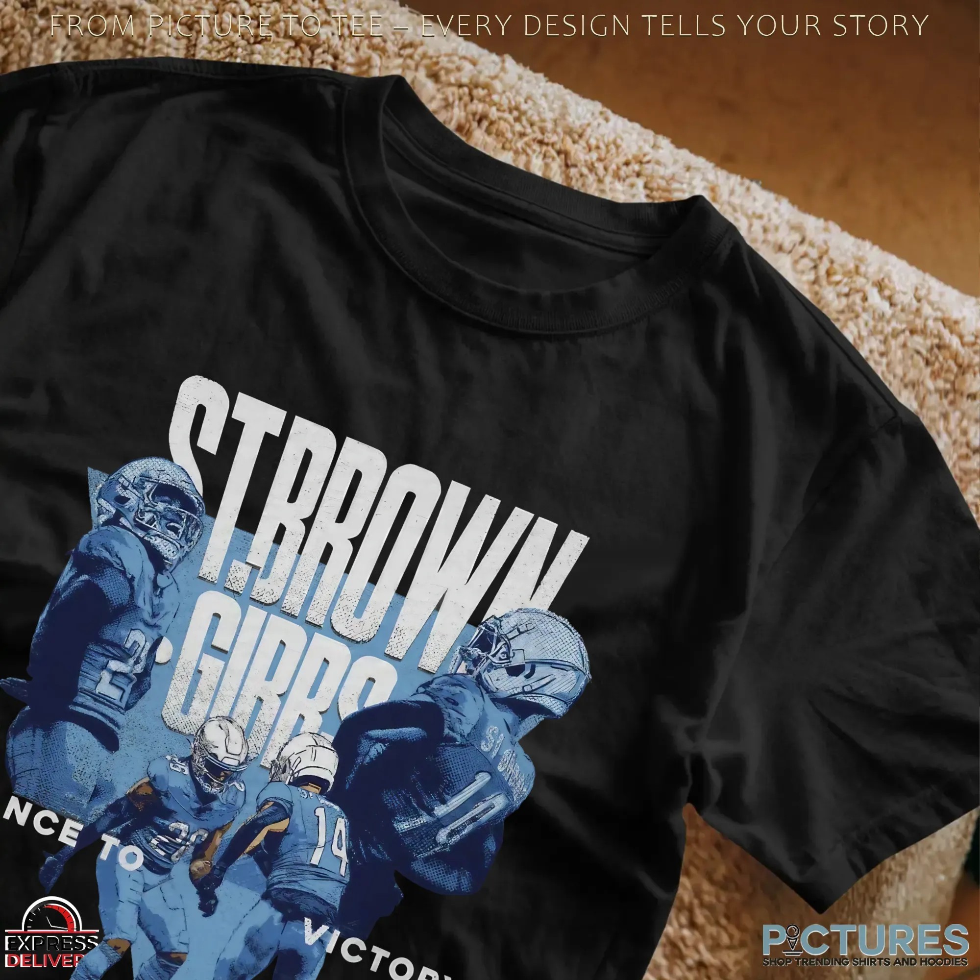 Jahmyr Gibbs And Amon Ra St Brown Detroit Victory Dance T Shirt