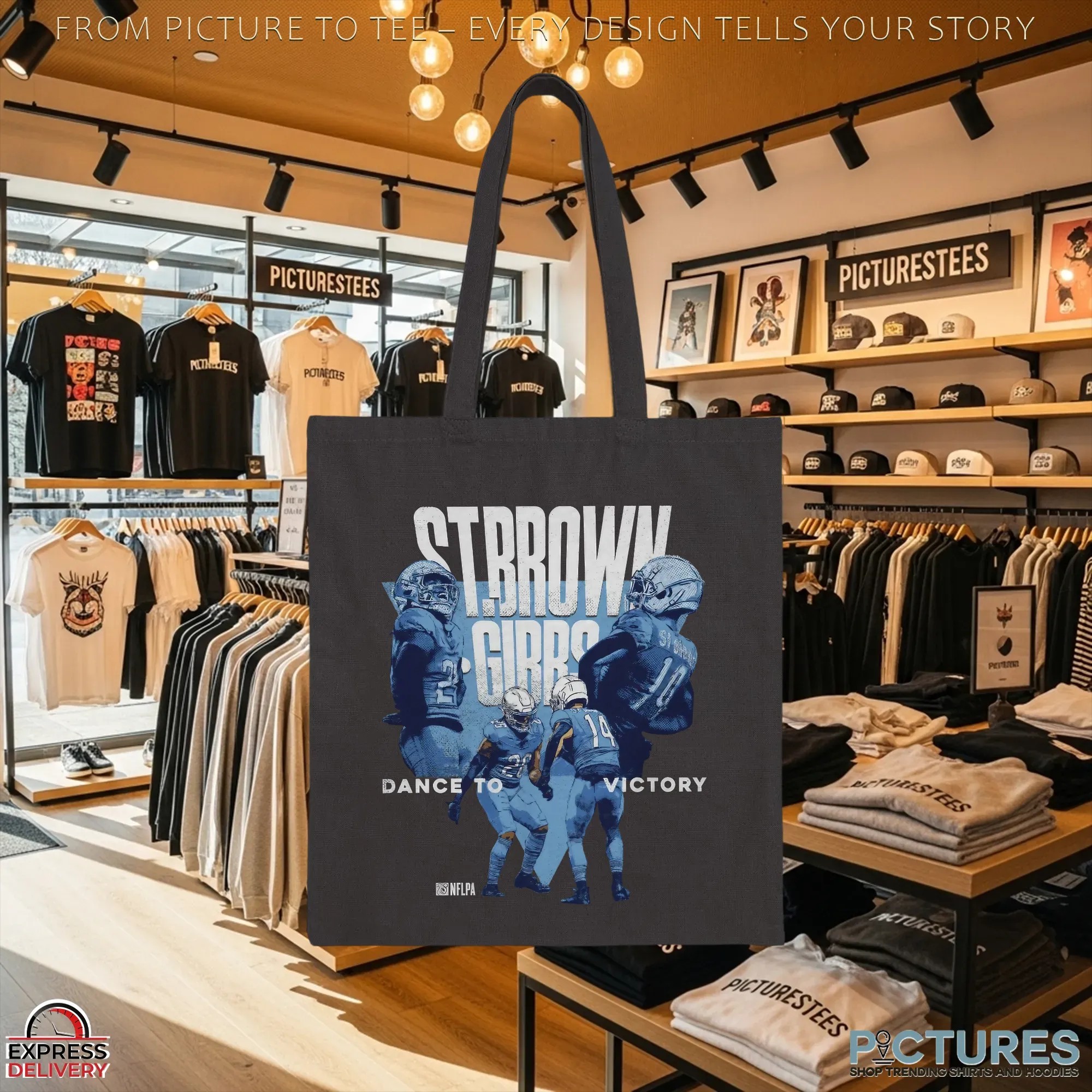 Jahmyr Gibbs And Amon Ra St Brown Detroit Victory Dance T Shirt