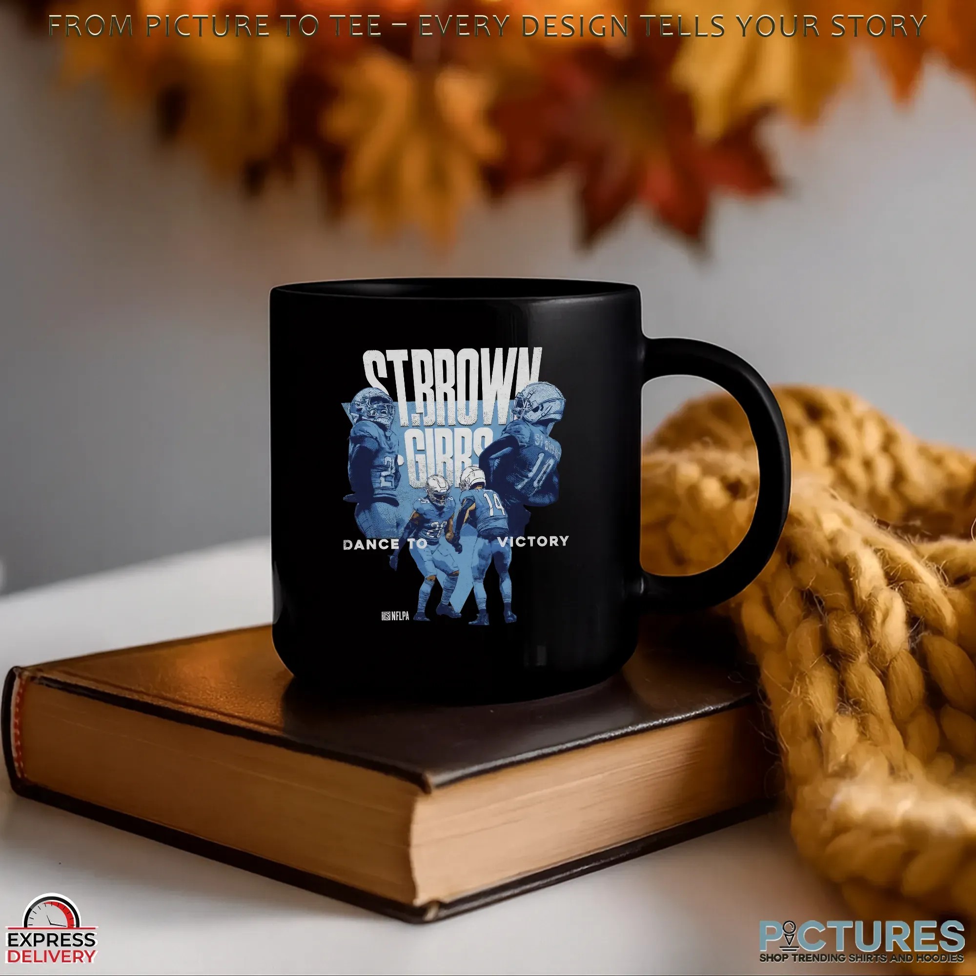 Jahmyr Gibbs And Amon Ra St Brown Detroit Victory Dance T Shirt