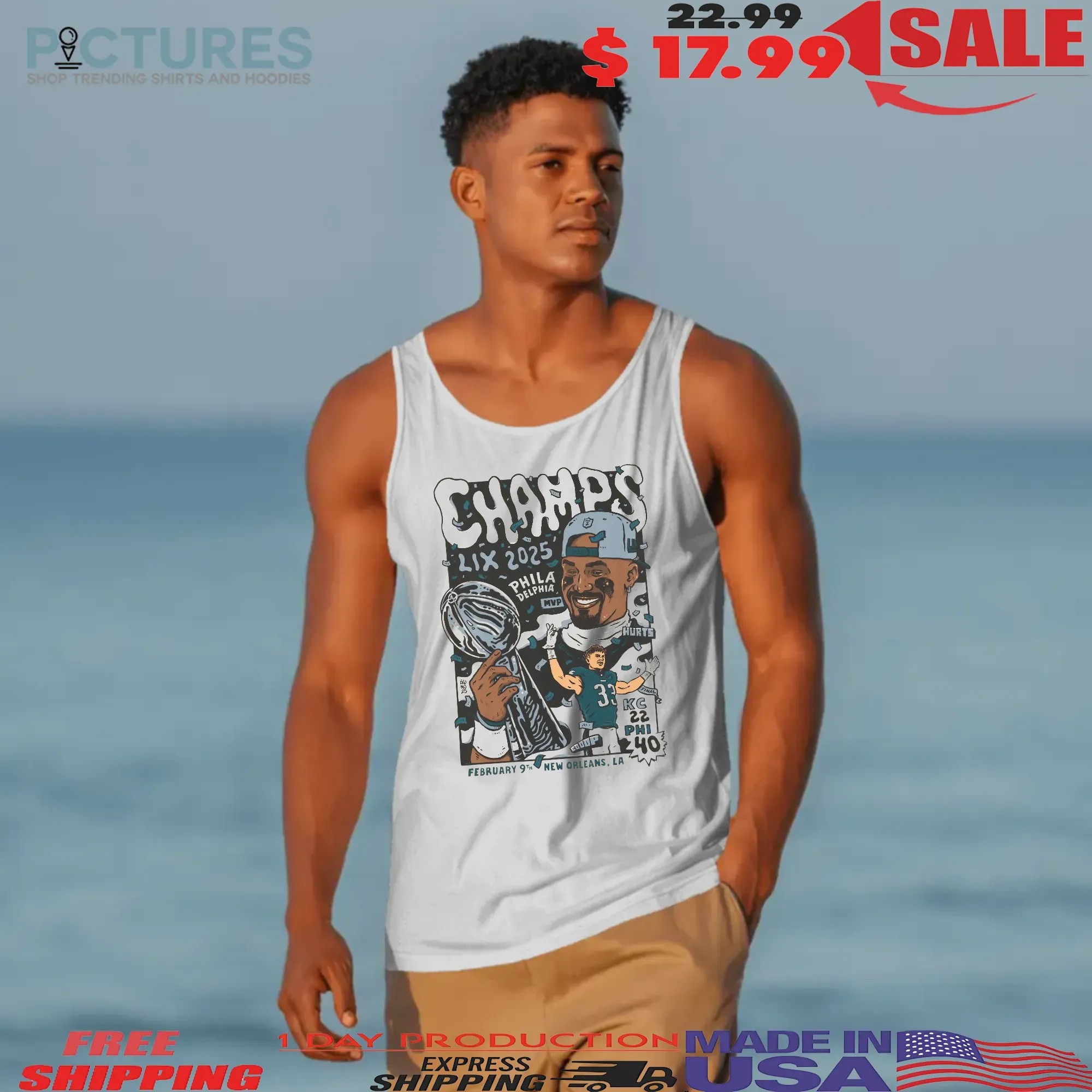 Jalen Hurts Philadelphia Eagles Super Bowl Champs Lix 2025 Mvp Victory Parade Graphic T Shirt